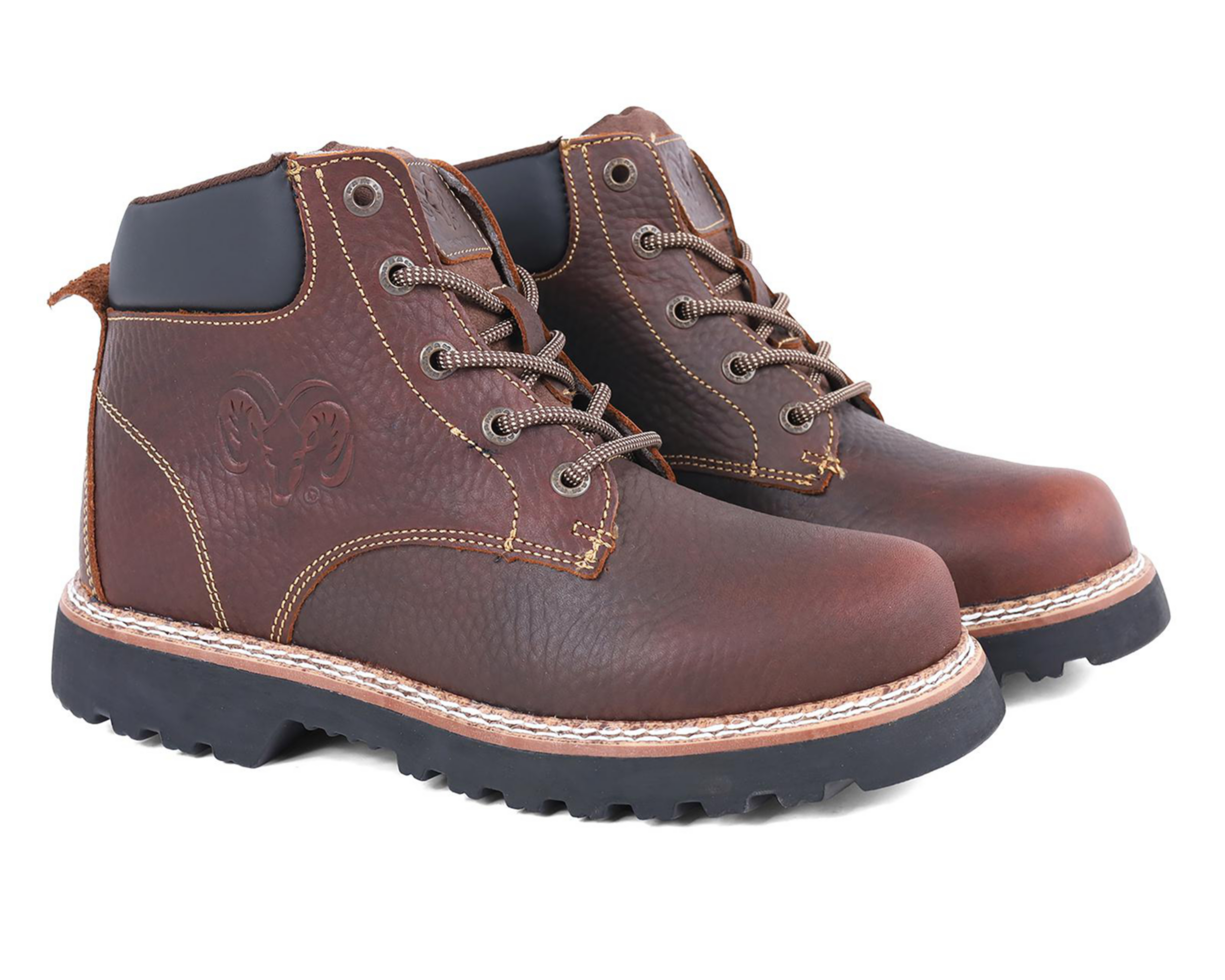 Foto 1 | Botas Casuales Ram de Piel para Hombre