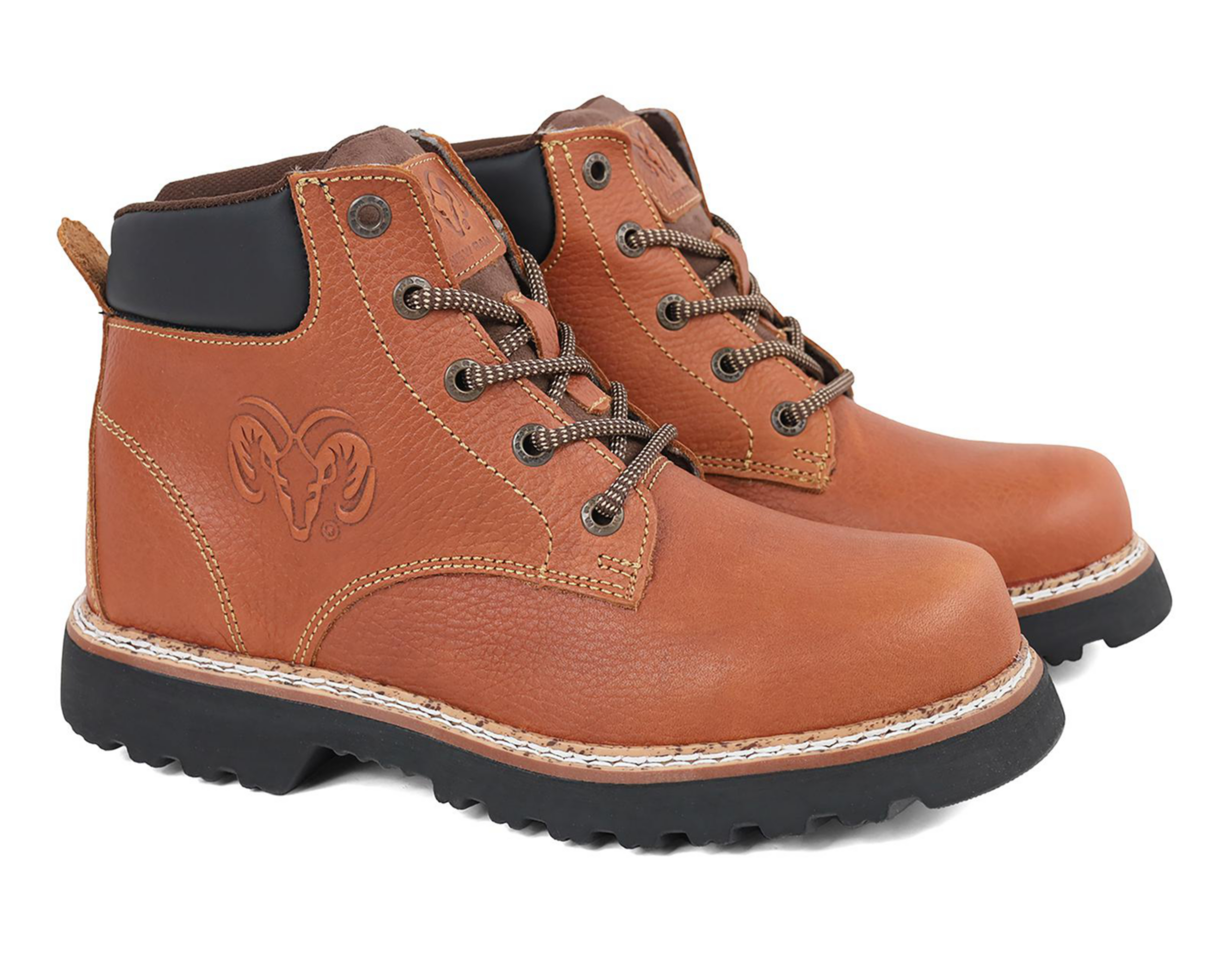 Foto 2 pulgar | Botas Casuales Ram de Piel para Hombre