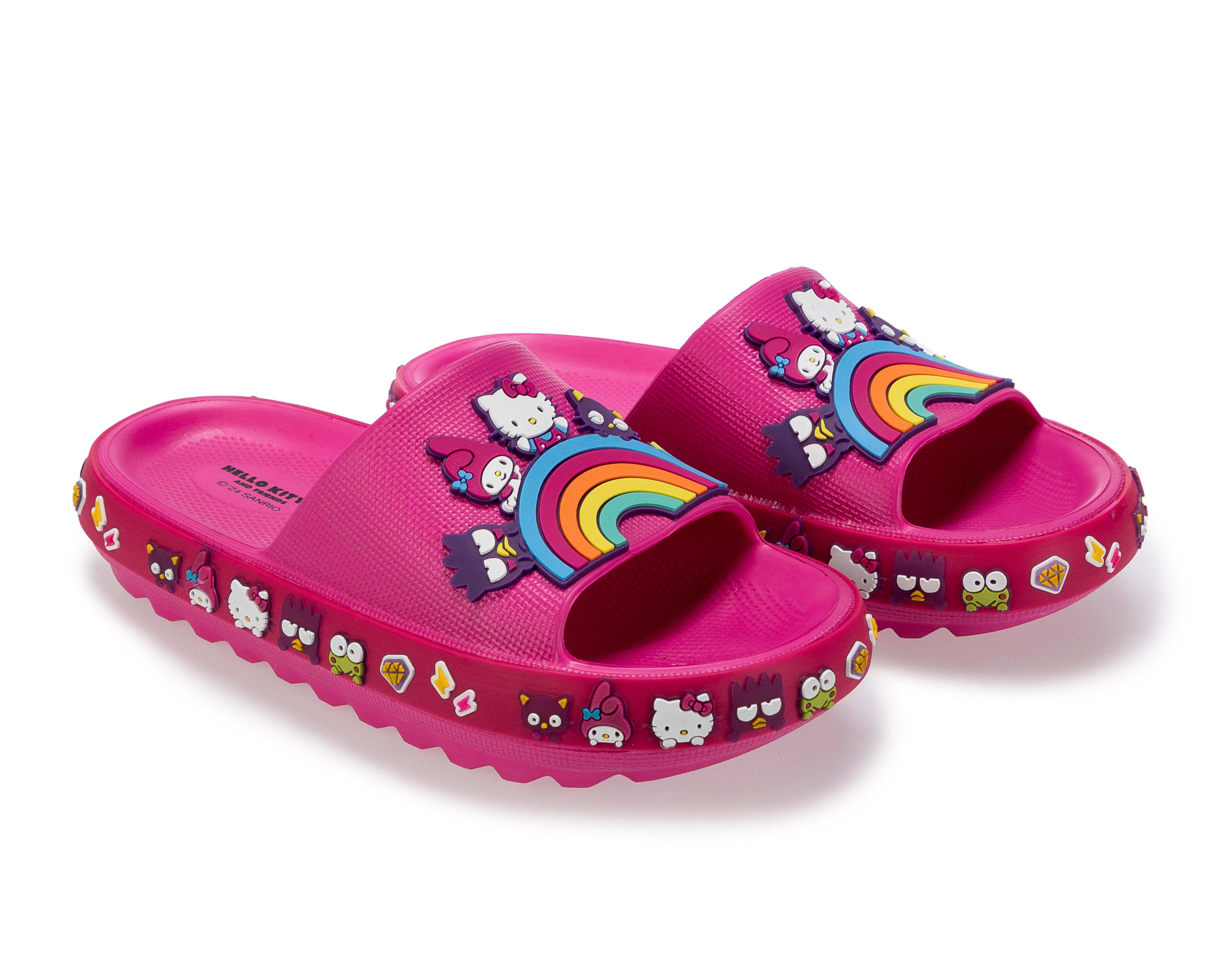 Foto 2 pulgar | Sandalias de Playa Hello Kitty para Mujer