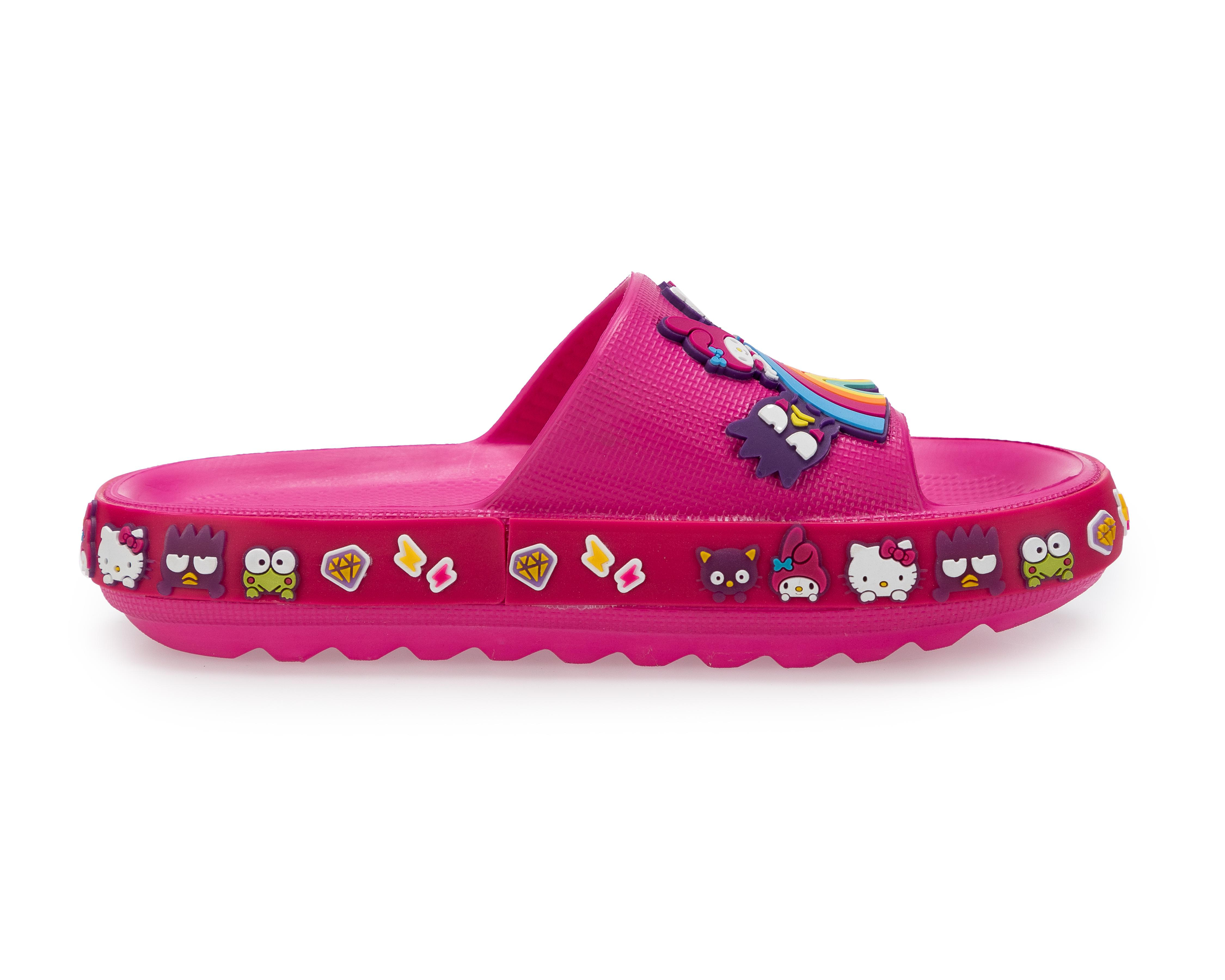 Foto 5 pulgar | Sandalias de Playa Hello Kitty para Mujer
