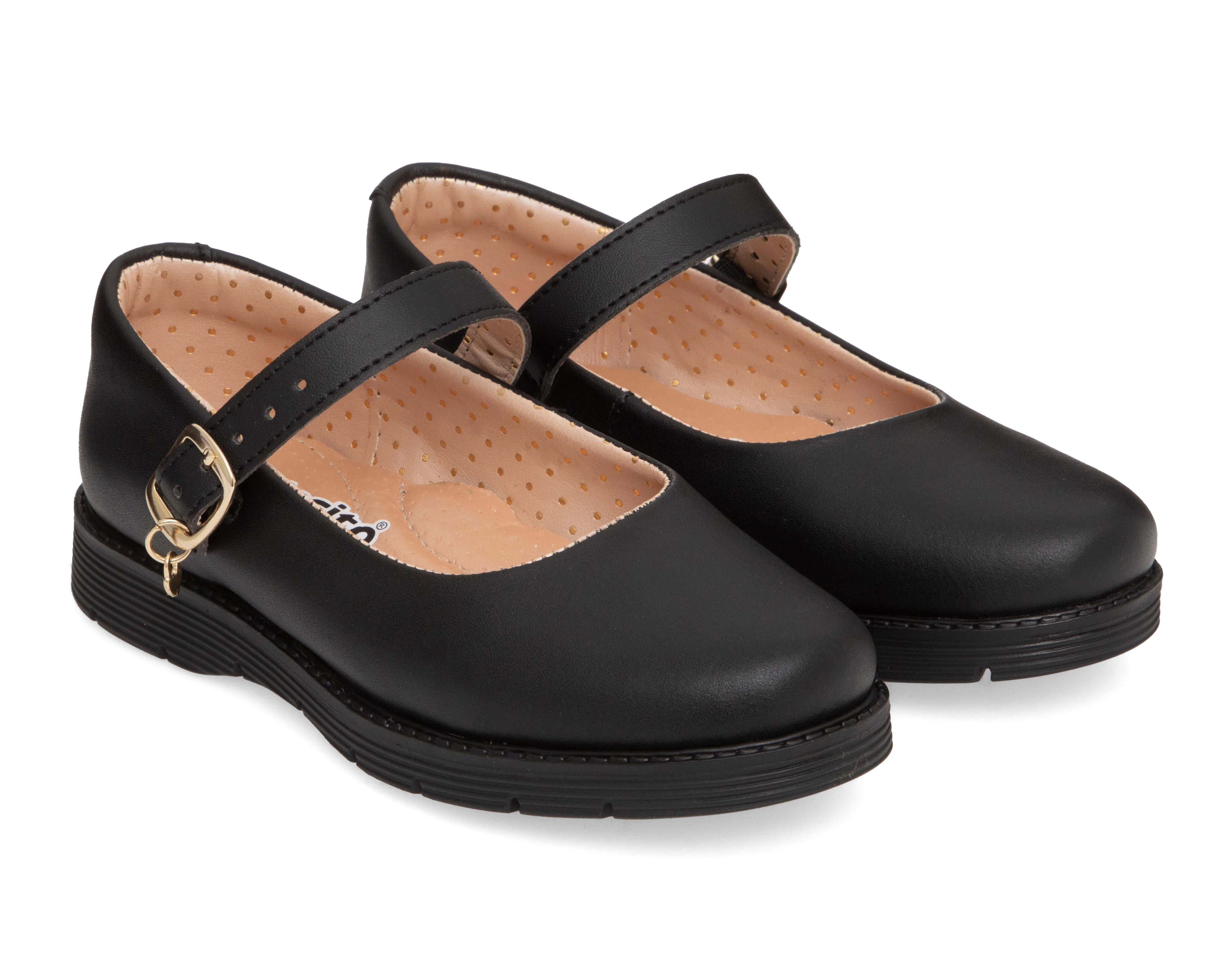 Foto 1 | Zapatos Escolares Blasito de Piel para Niña