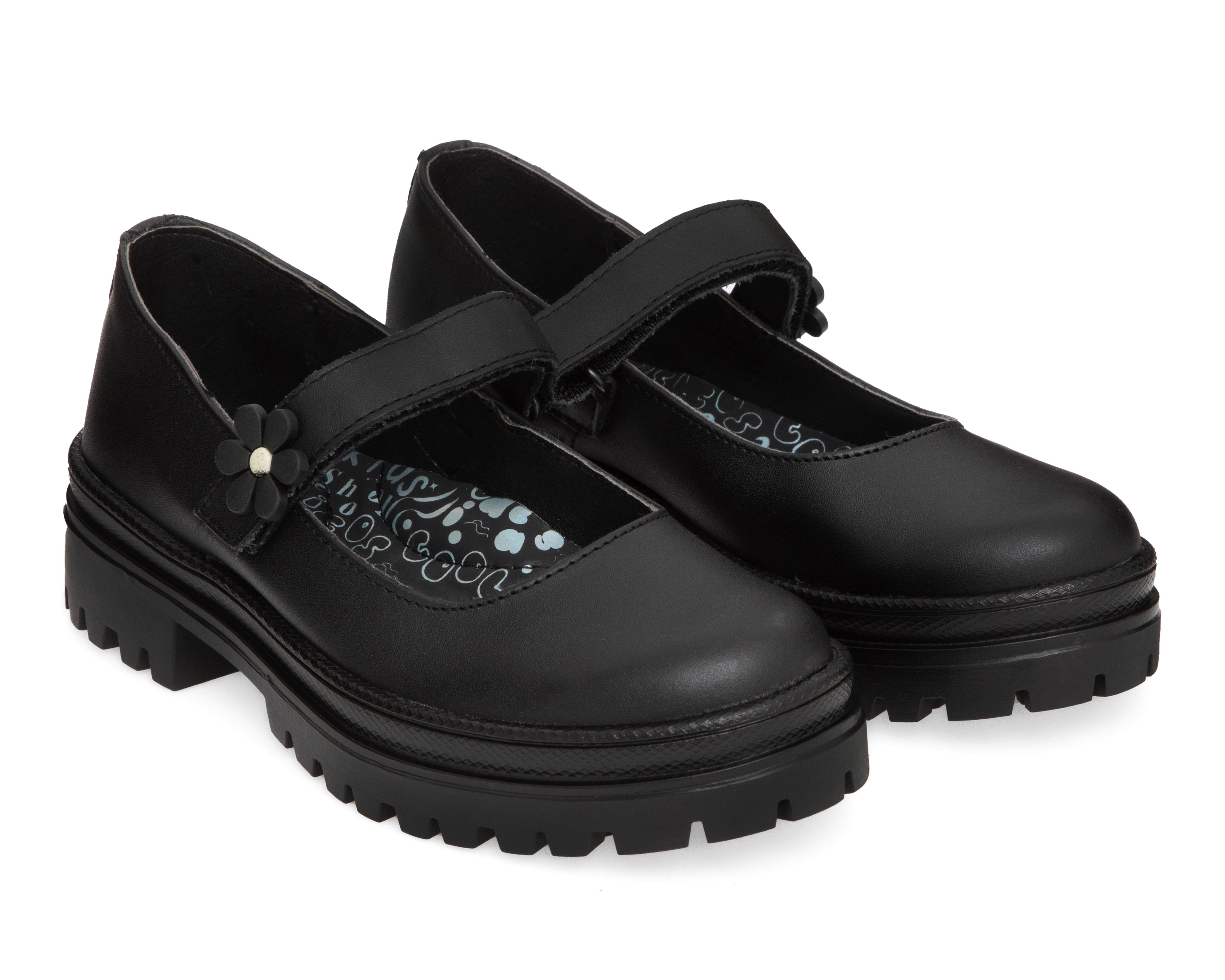 Foto 1 | Zapatos Escolares Blasito de Piel para Niña