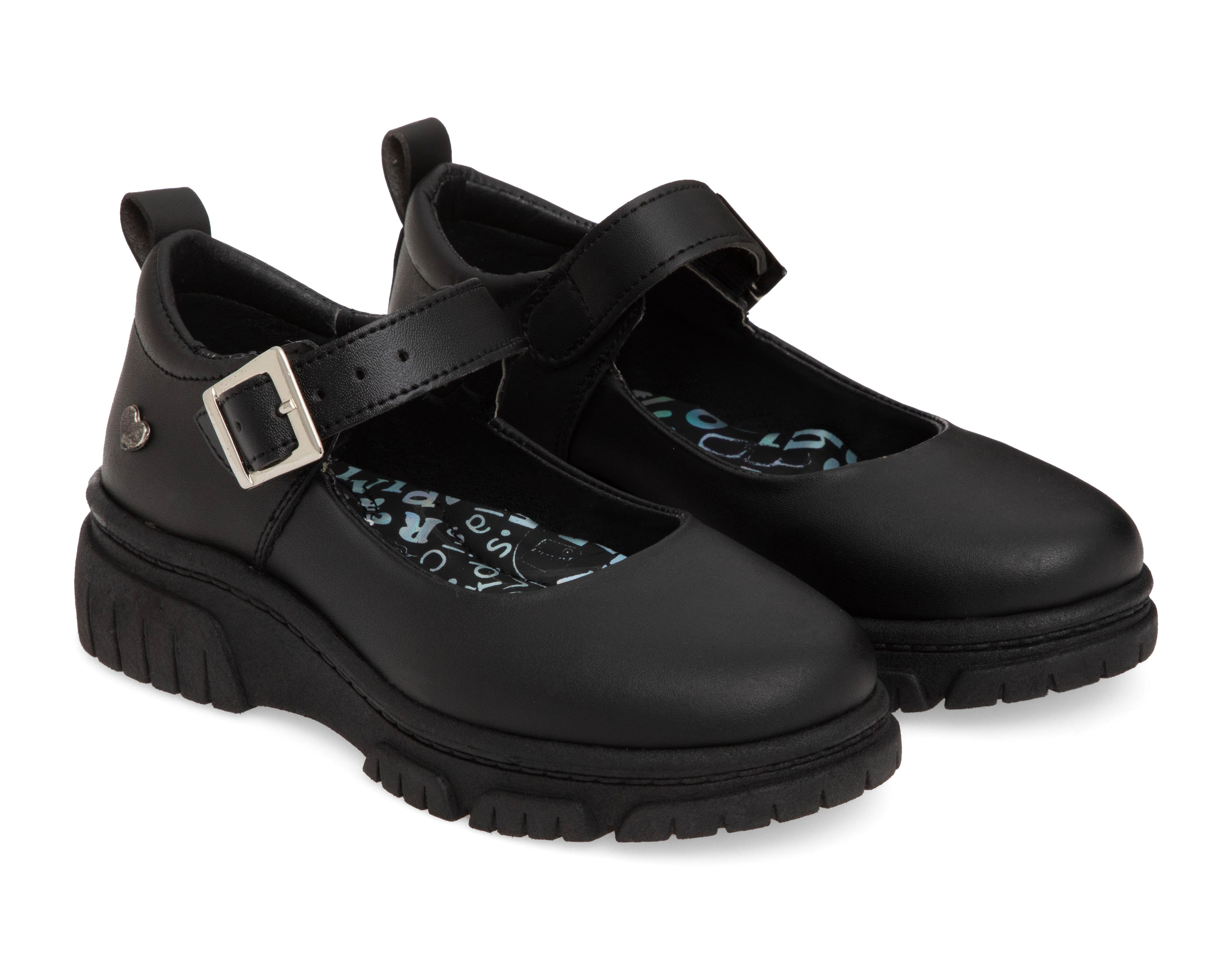 Zapatos Escolares Blasito de Piel para Niña