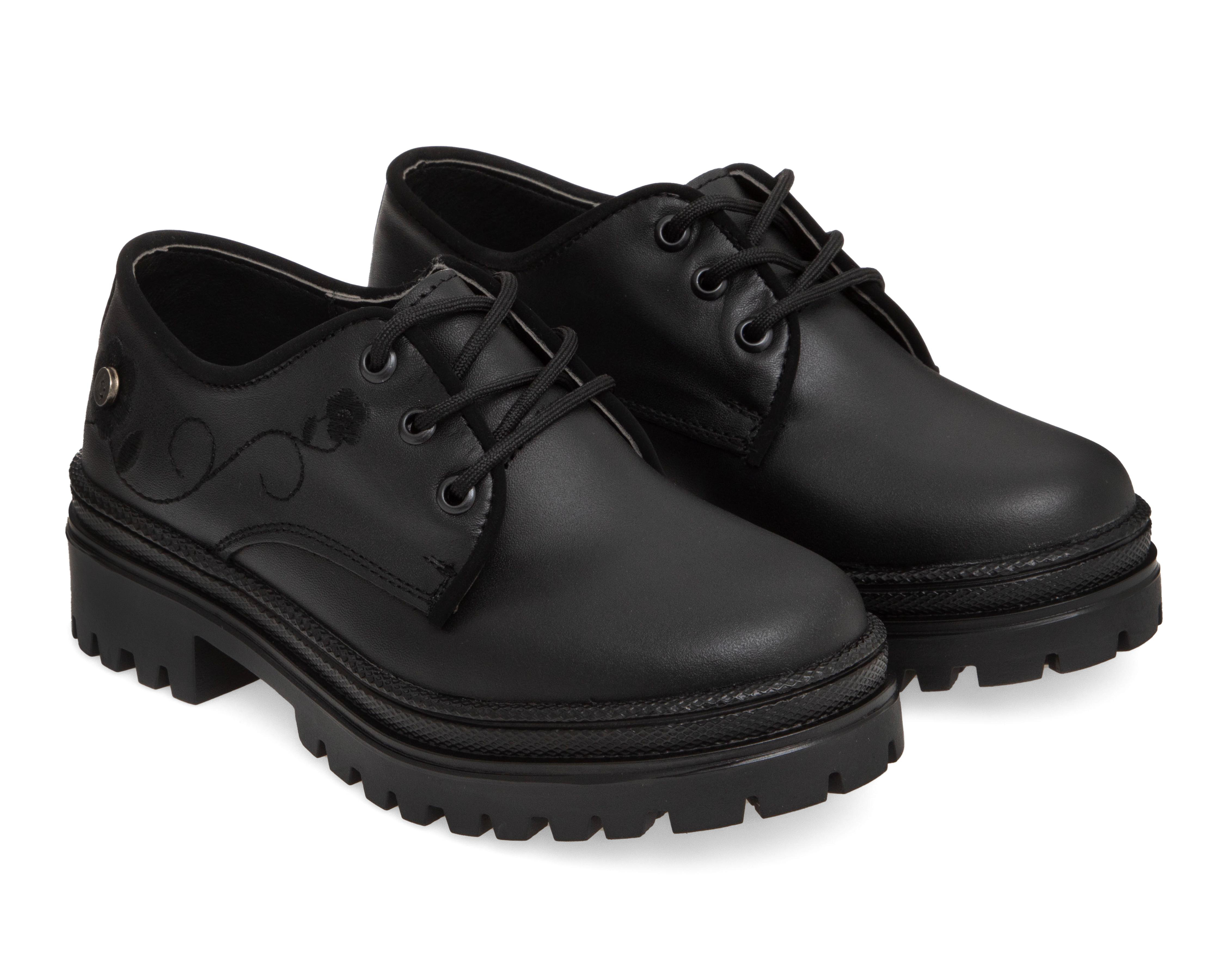 Zapatos Escolares Blasito de Piel para Niña