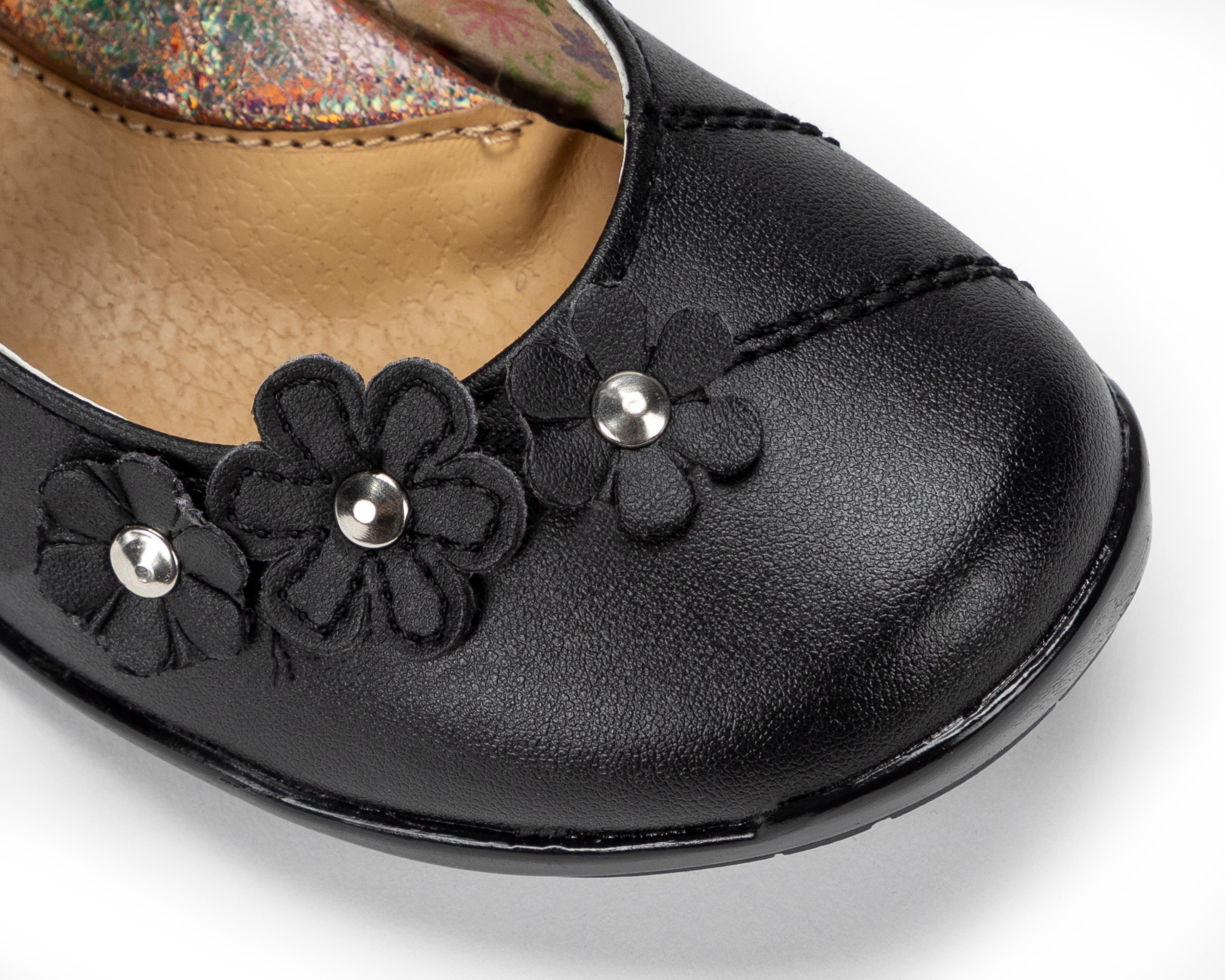Foto 5 | Zapatos Escolares Grafito para Niña