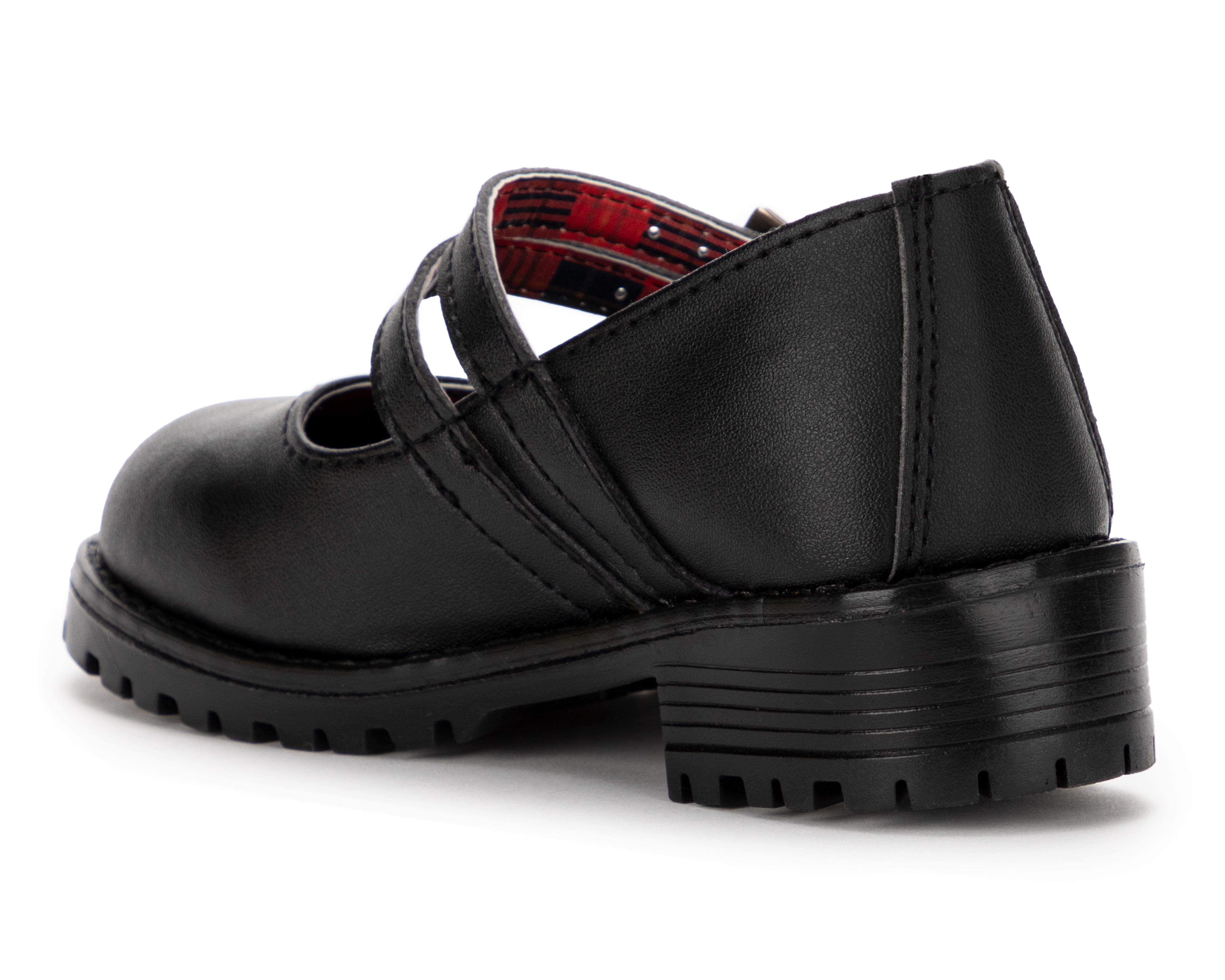 Foto 4 pulgar | Zapatos Escolares Grafito para Niña