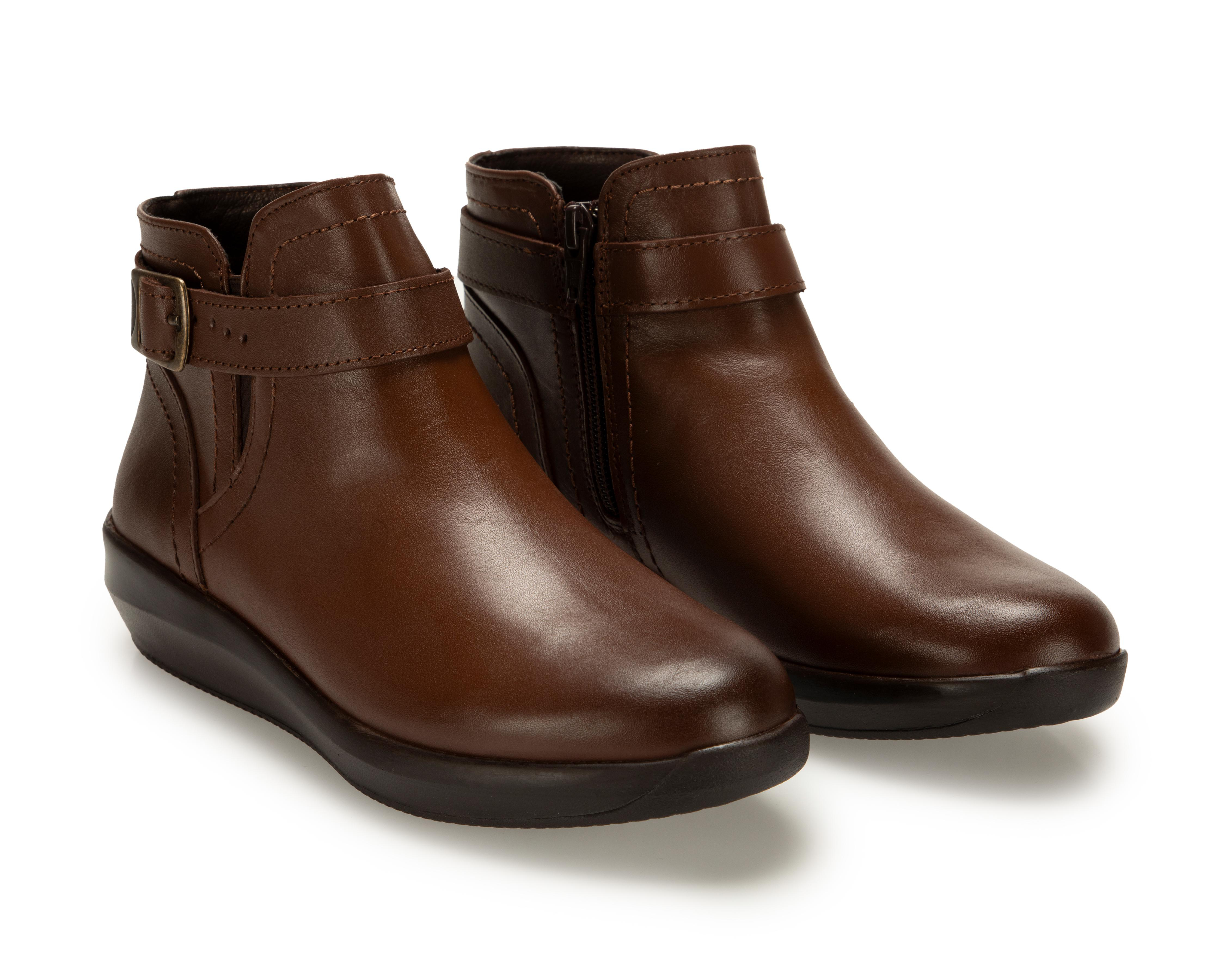 Botas Confort Sensipie de Piel para Mujer