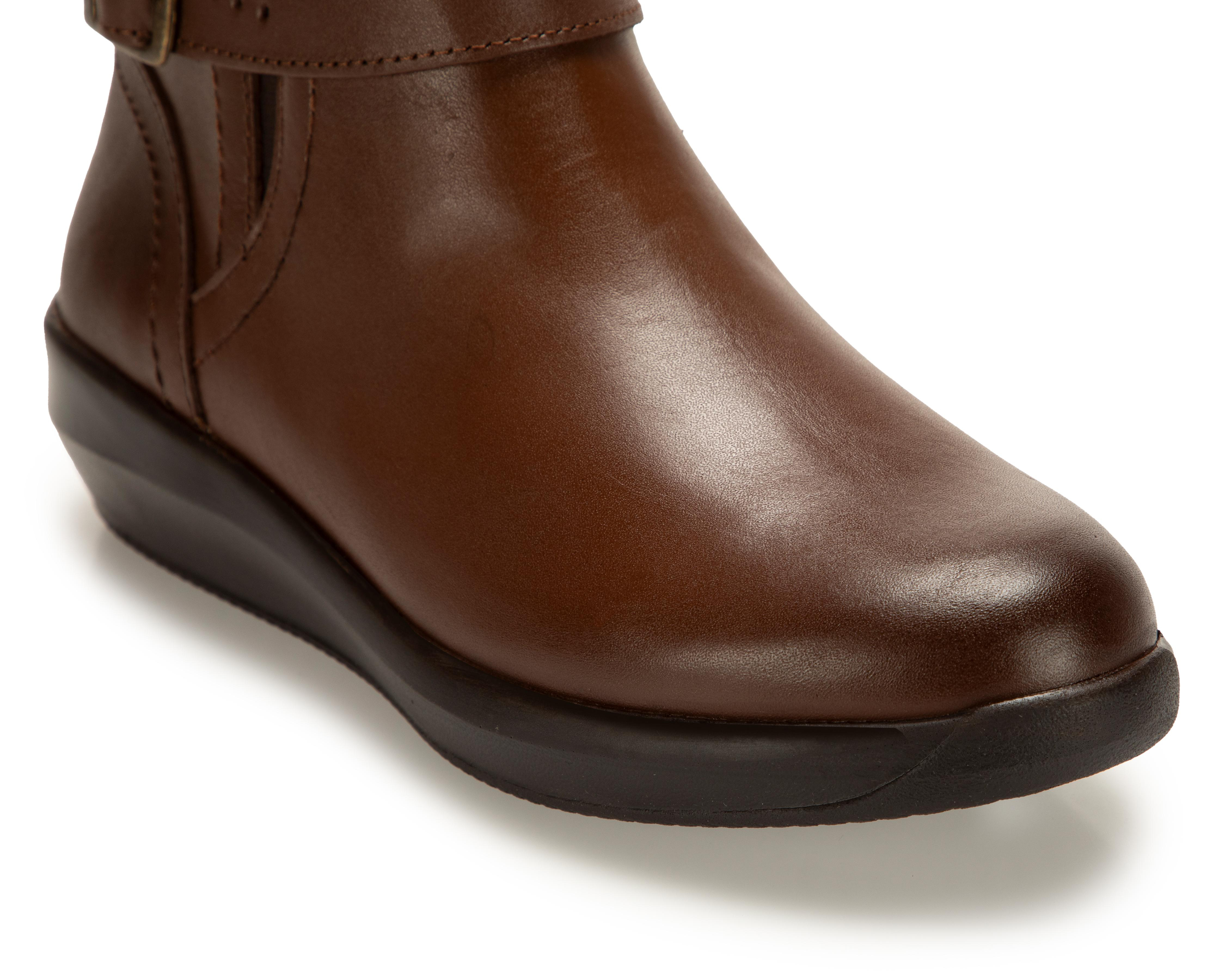 Foto 6 | Botas Confort Sensipie de Piel para Mujer