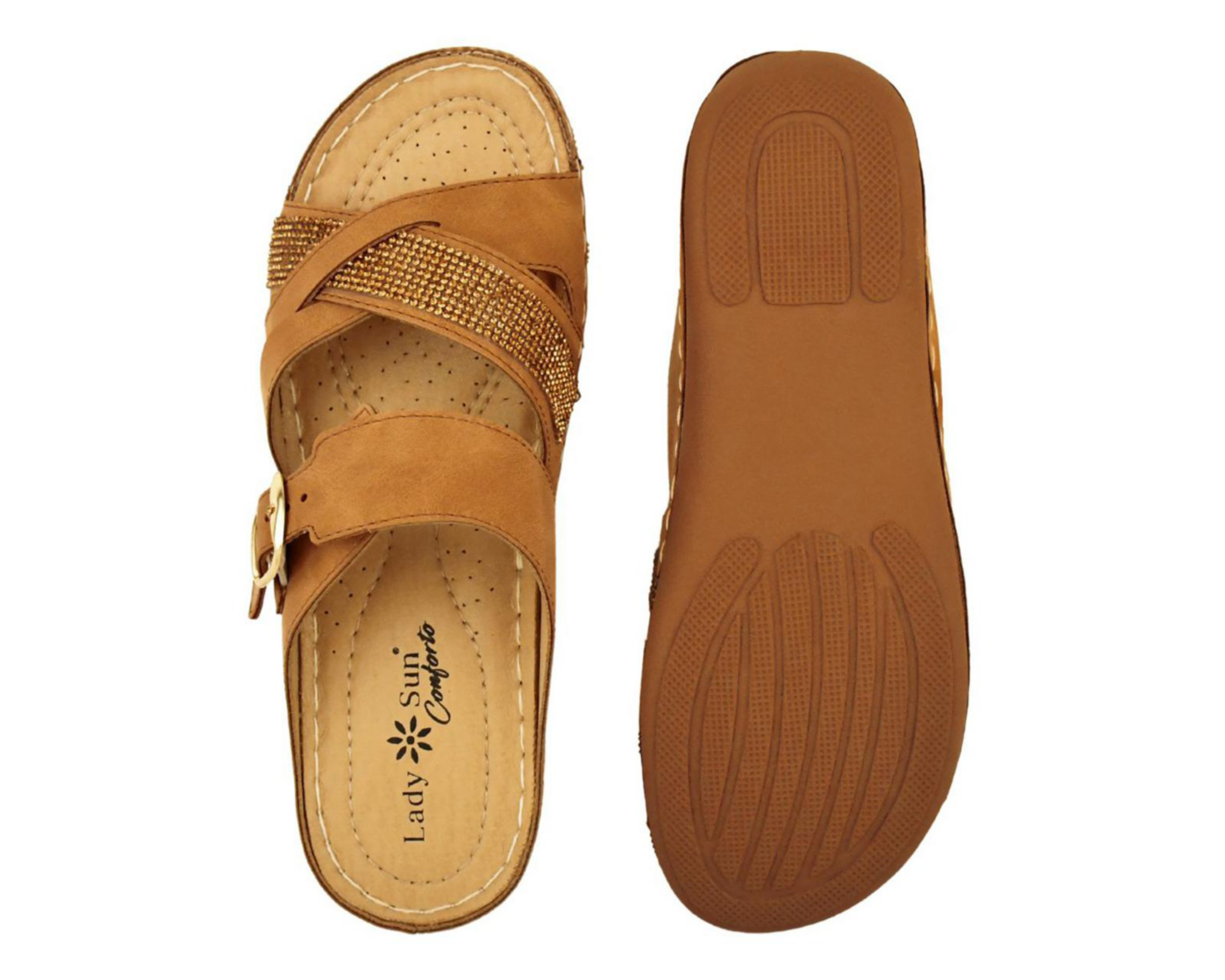 Foto 3 pulgar | Sandalias Confort Lady Sun Conforto para Mujer