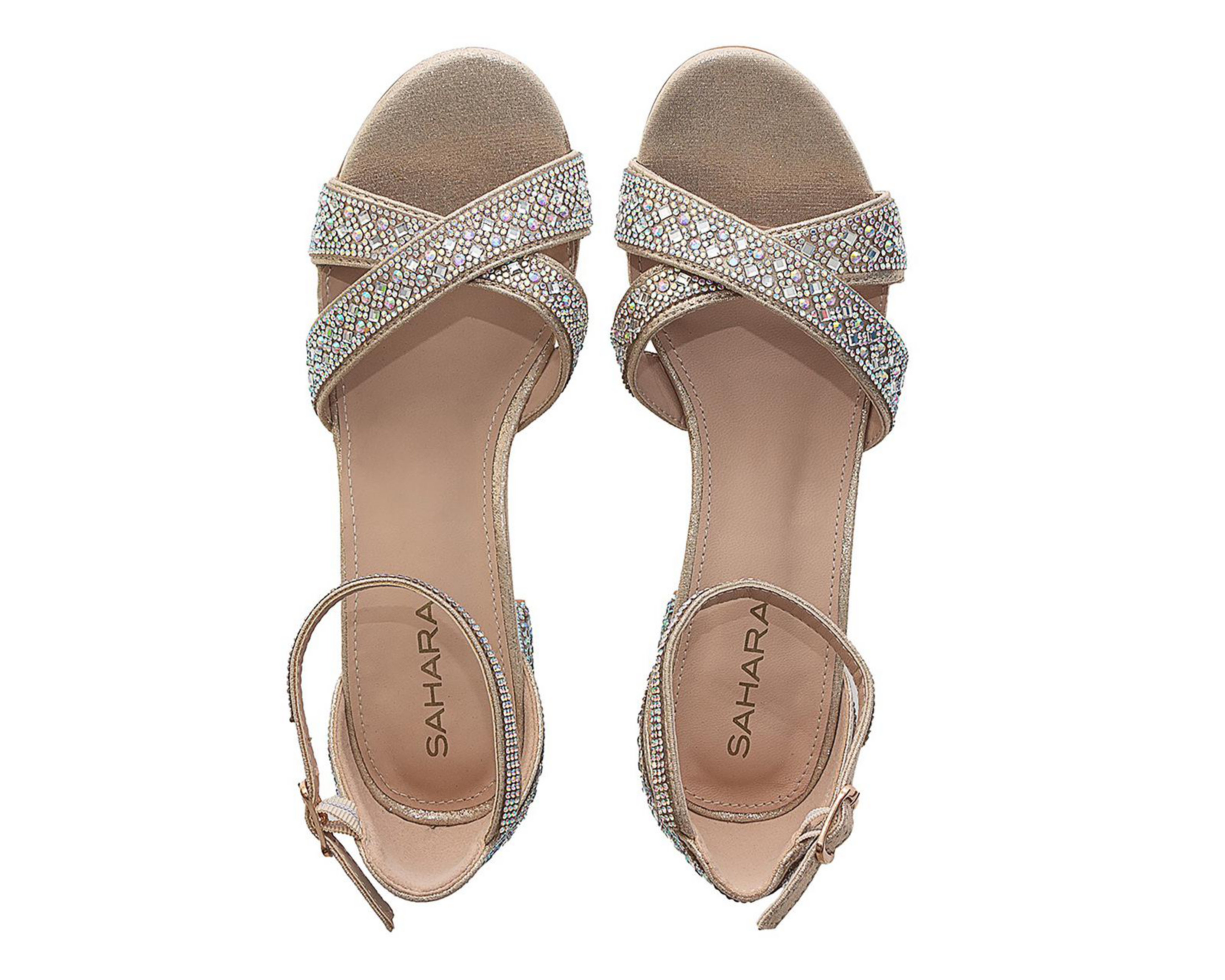 Foto 4 pulgar | Sandalias de Tacón Sahara para Mujer