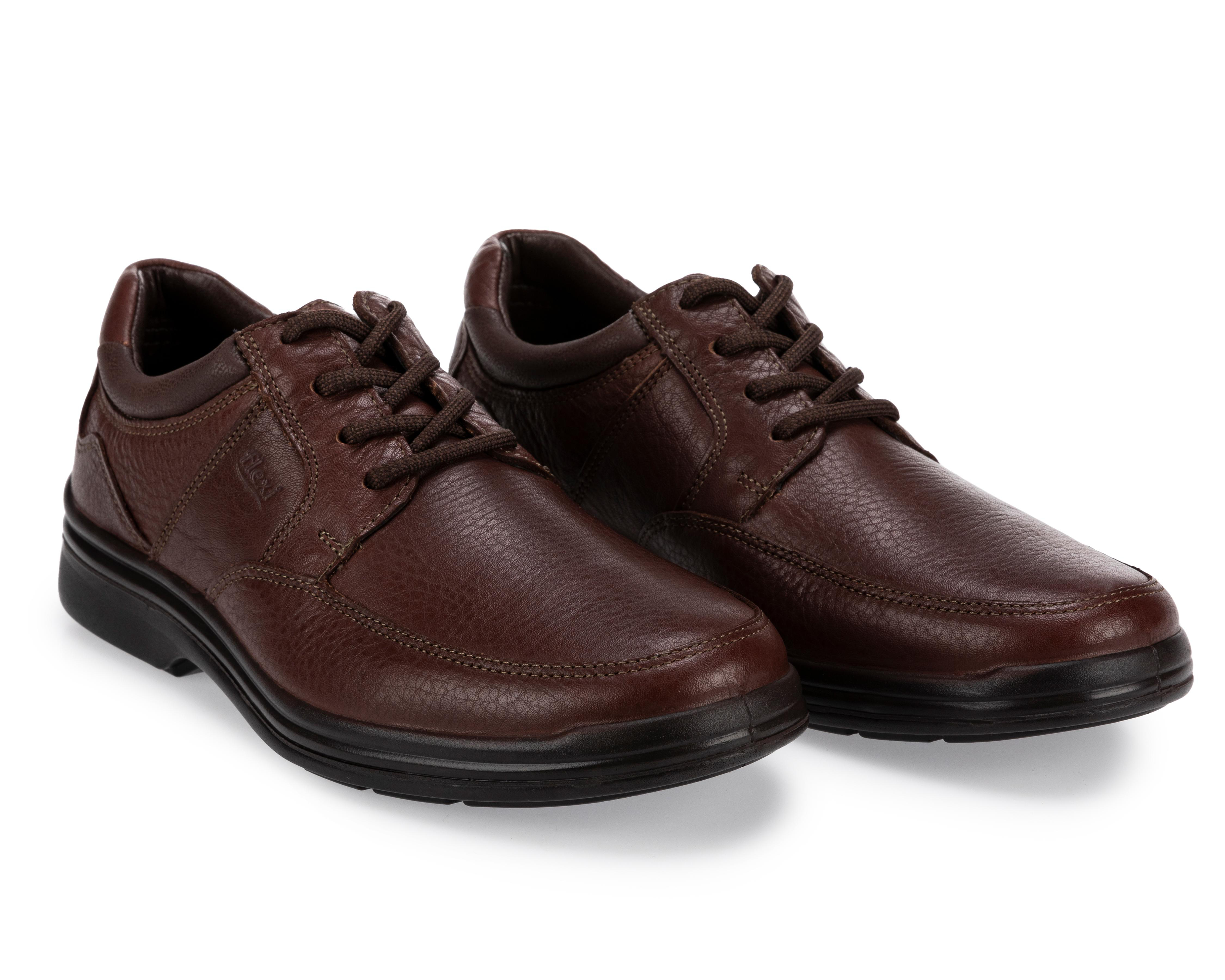 Foto 2 pulgar | Zapatos Confort Flexi de Piel para Hombre