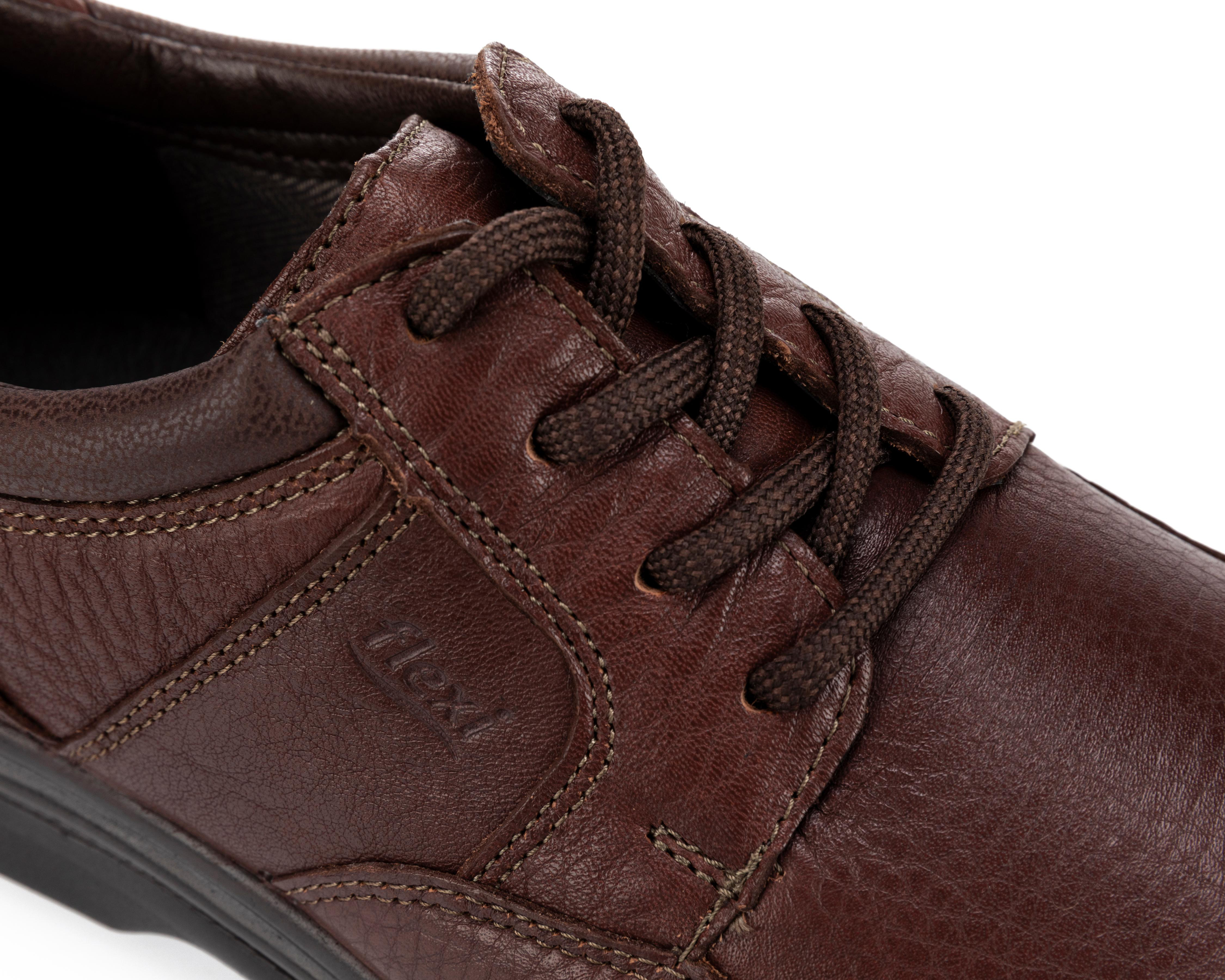 Foto 7 pulgar | Zapatos Confort Flexi de Piel para Hombre