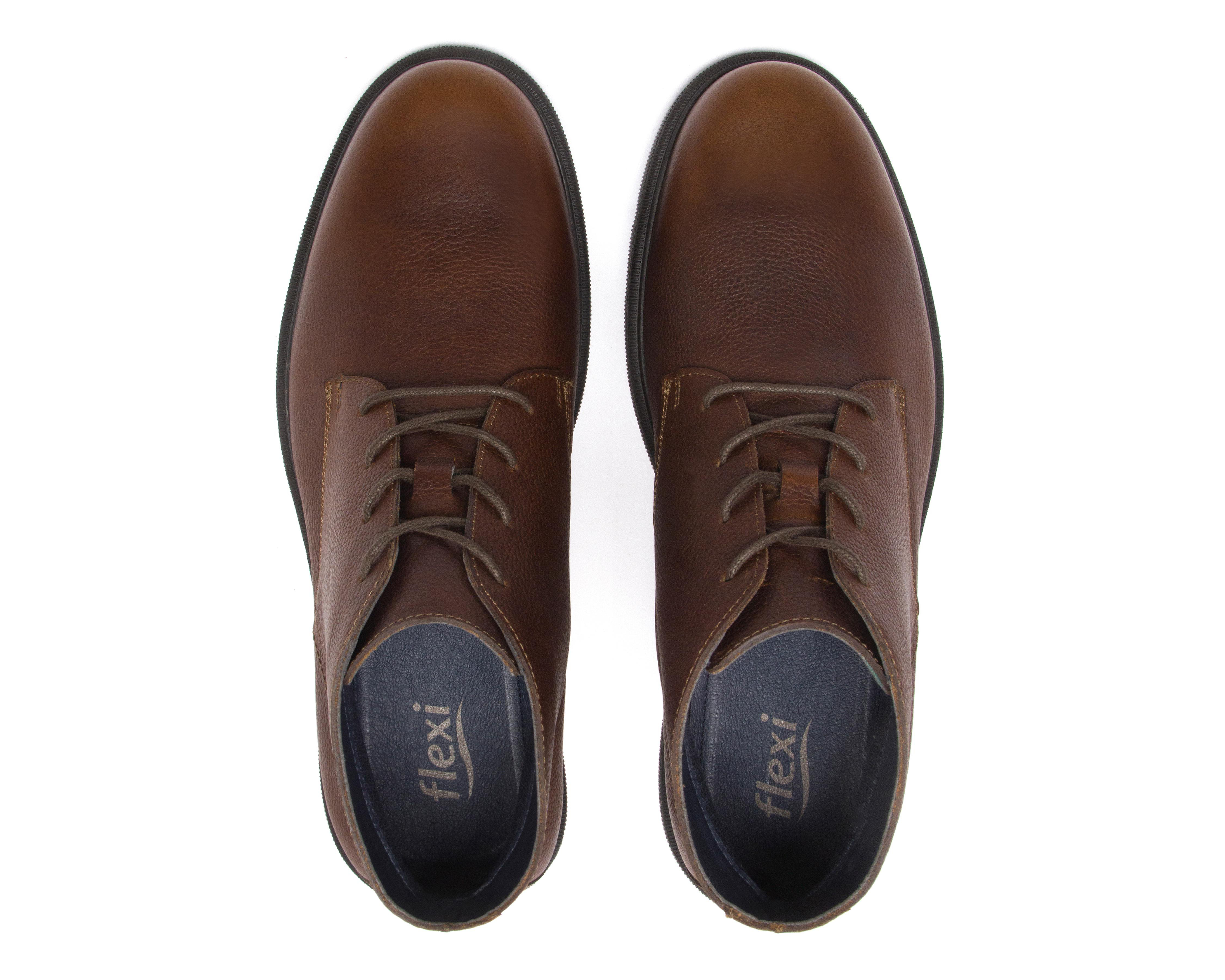 Foto 3 | Zapatos de Vestir Flexi de Piel para Hombre