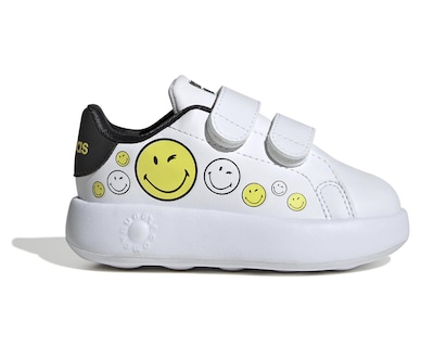 Foto 4 | Tenis para Bebé Adidas Advantage Smiley