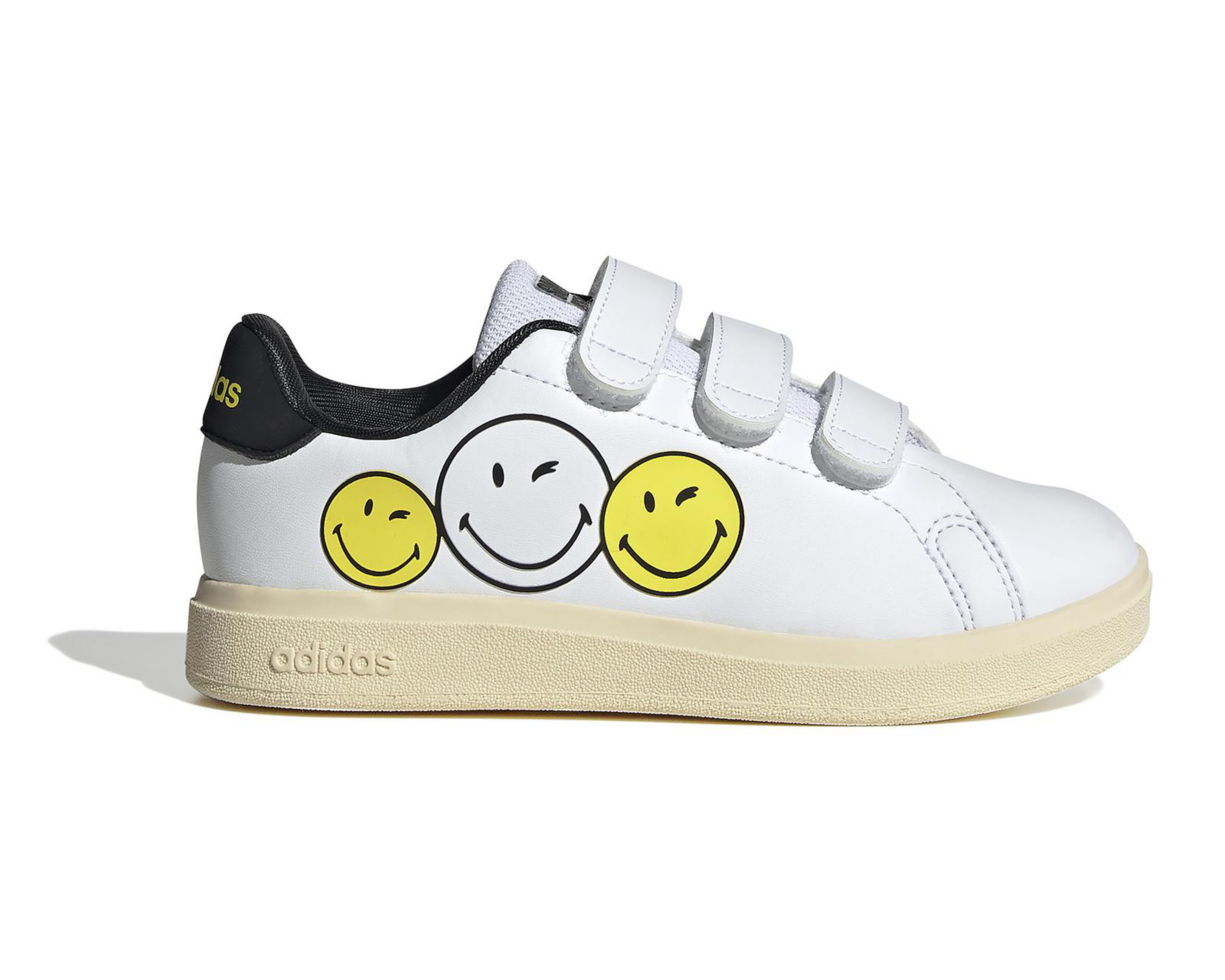 Foto 5 pulgar | Tenis Adidas Advantage Smiley CF para Niño
