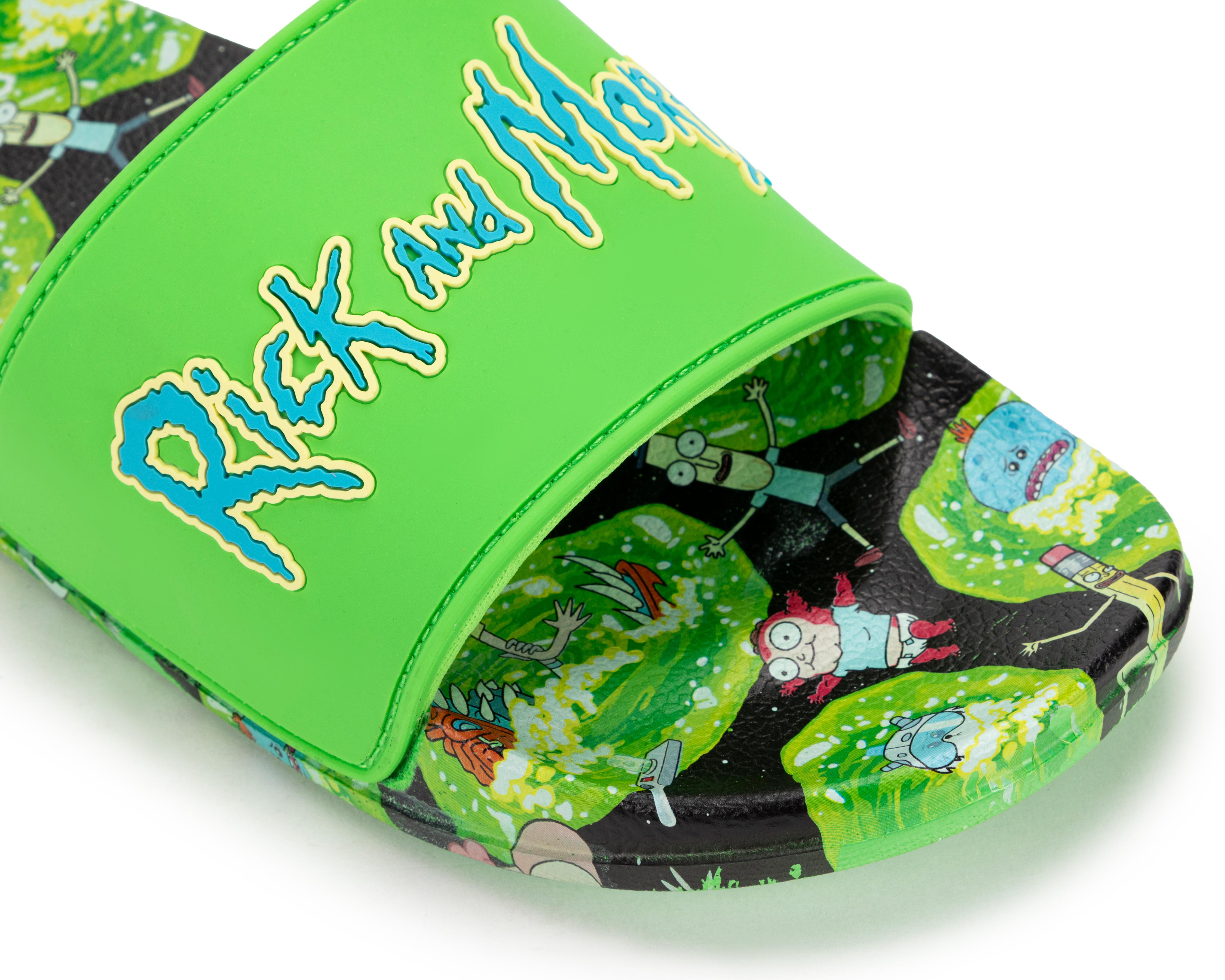 Foto 7 pulgar | Sandalias de Playa Rick & Morty para Hombre