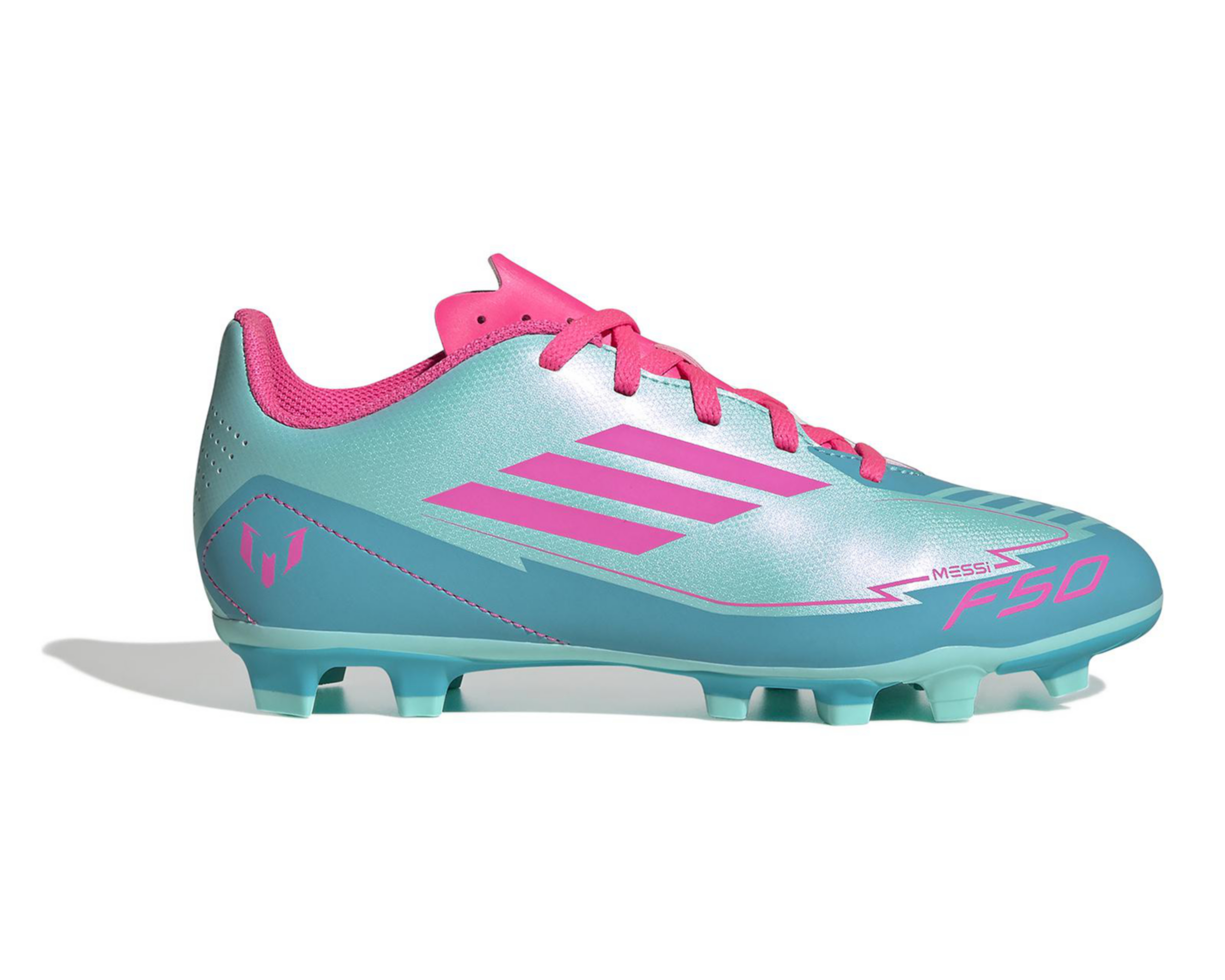 Foto 5 pulgar | Taquetes de Futbol Adidas F50 Club FG/MG J Messi para Hombre