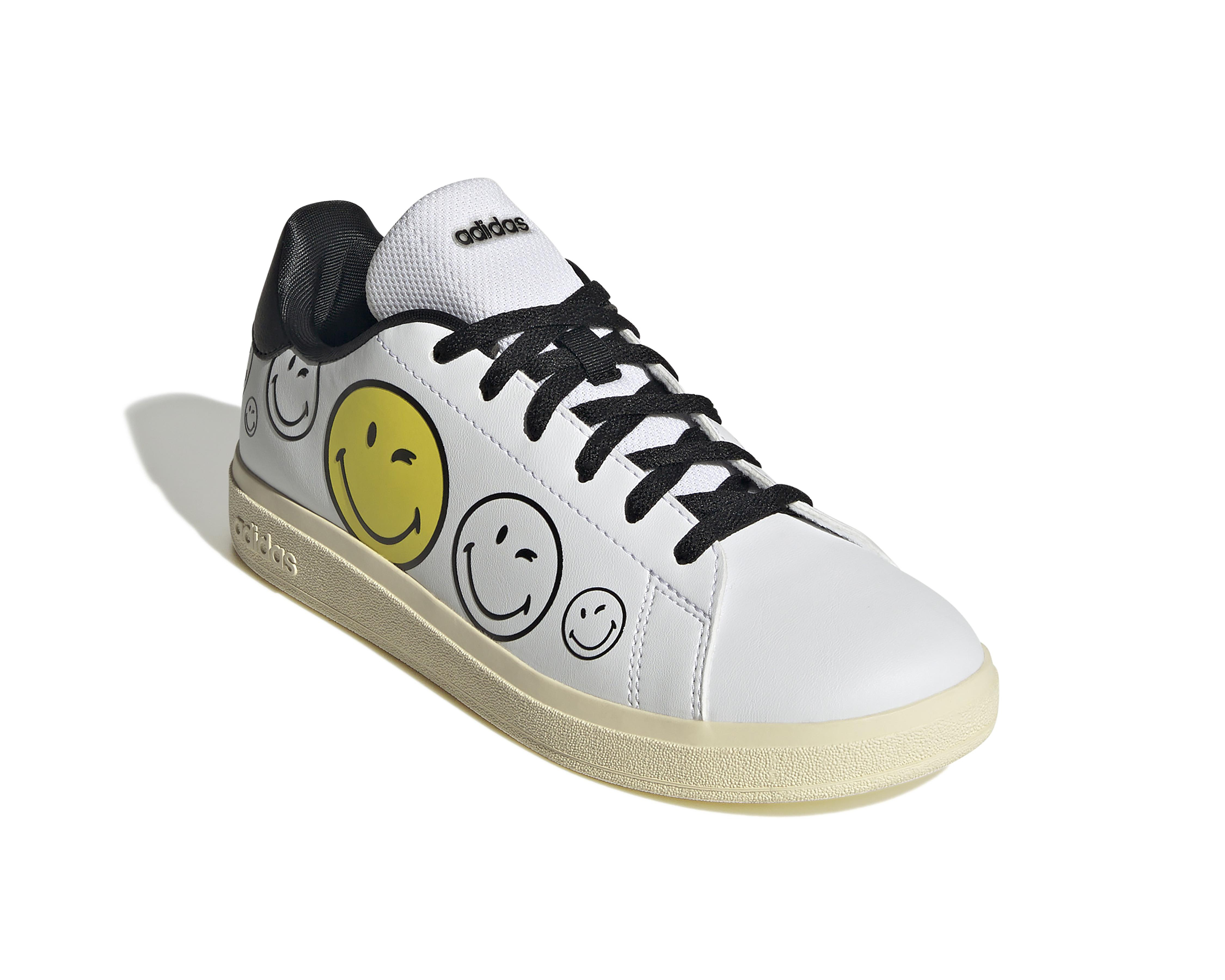 Foto 2 pulgar | Tenis Adidas Advantage Smiley Juveniles