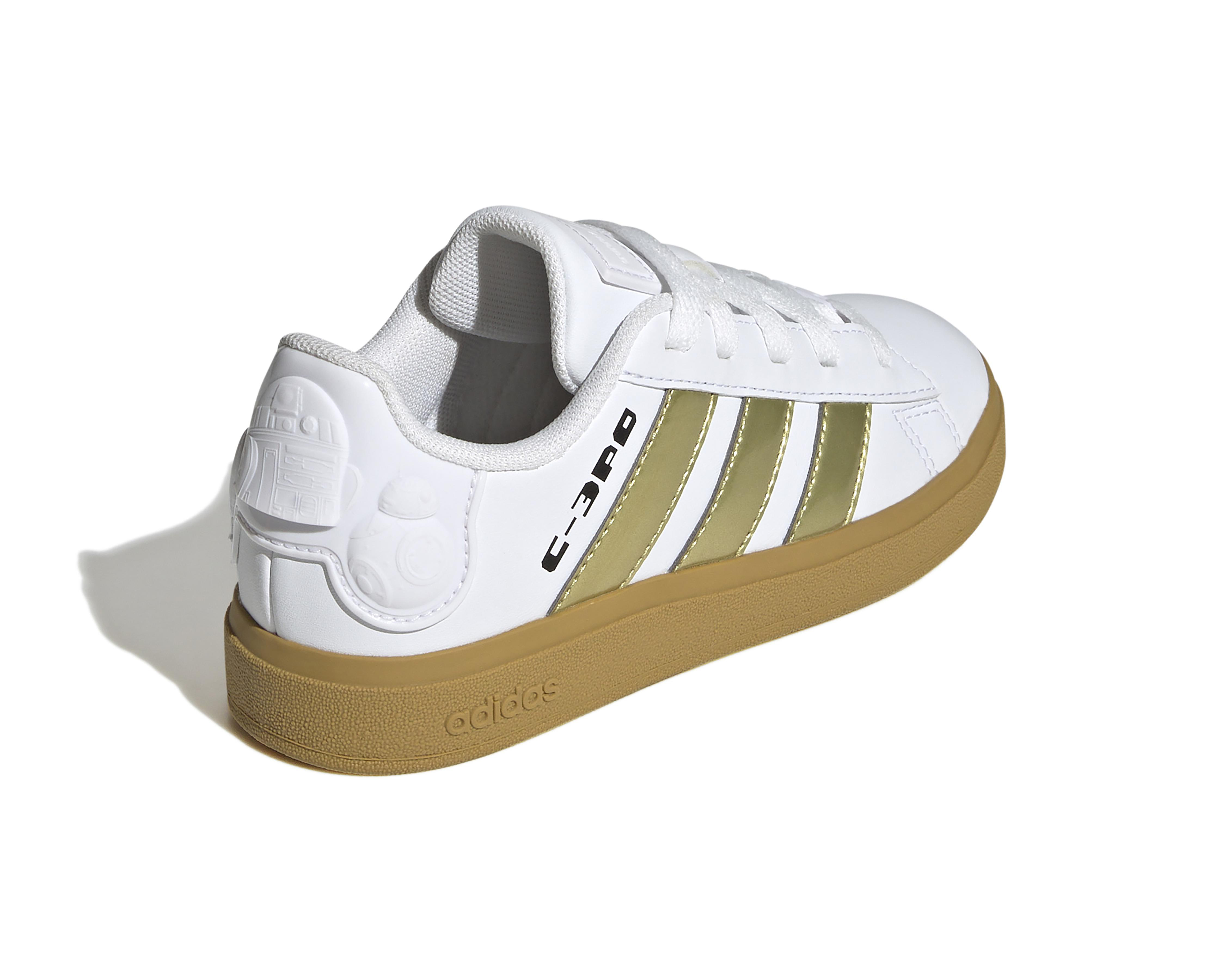 Foto 7 pulgar | Tenis Adidas Droids Grand Court 2.0 Juveniles