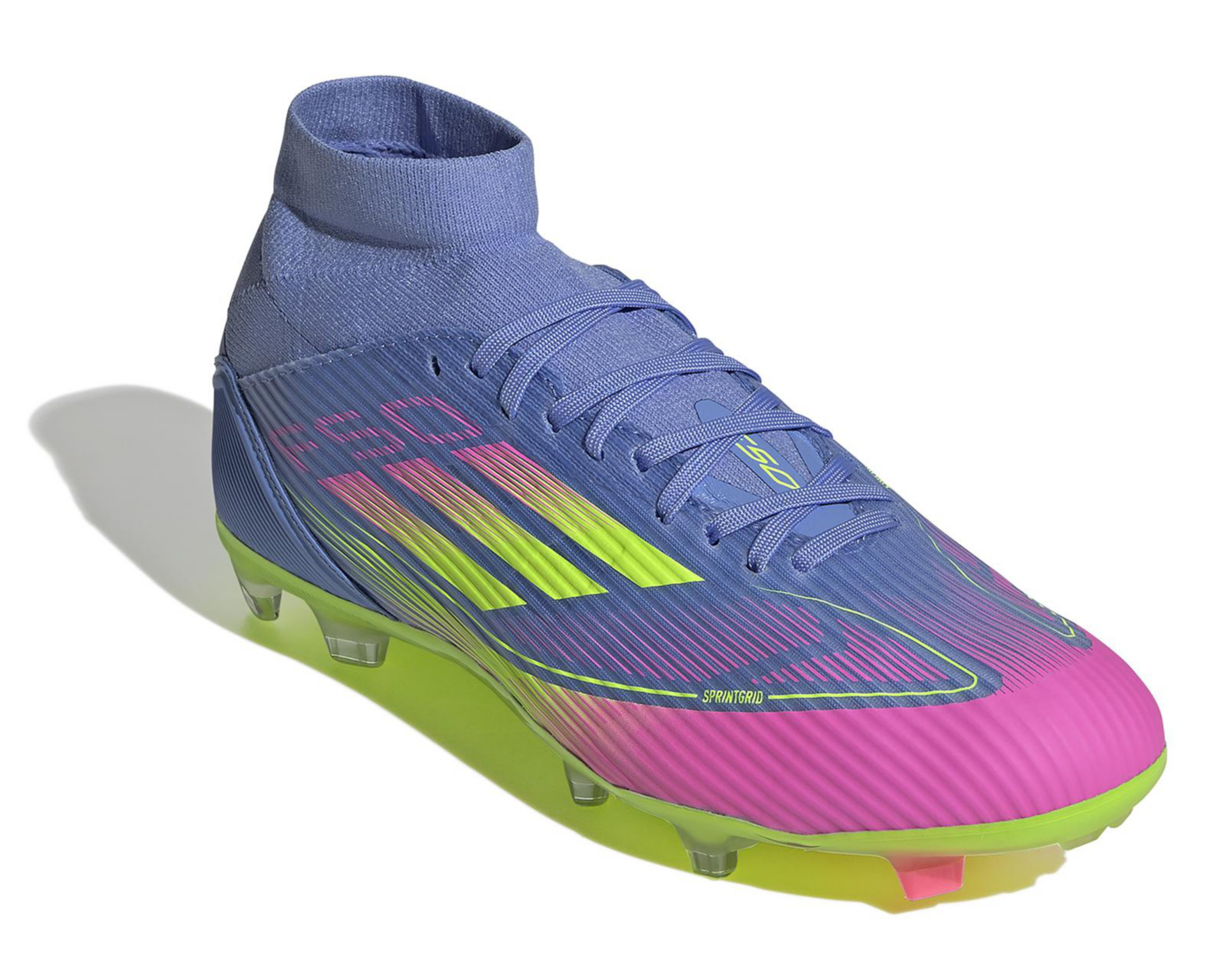 Foto 2 pulgar | Taquetes de Futbol Adidas F50 League FG/MG Mid W para Hombre
