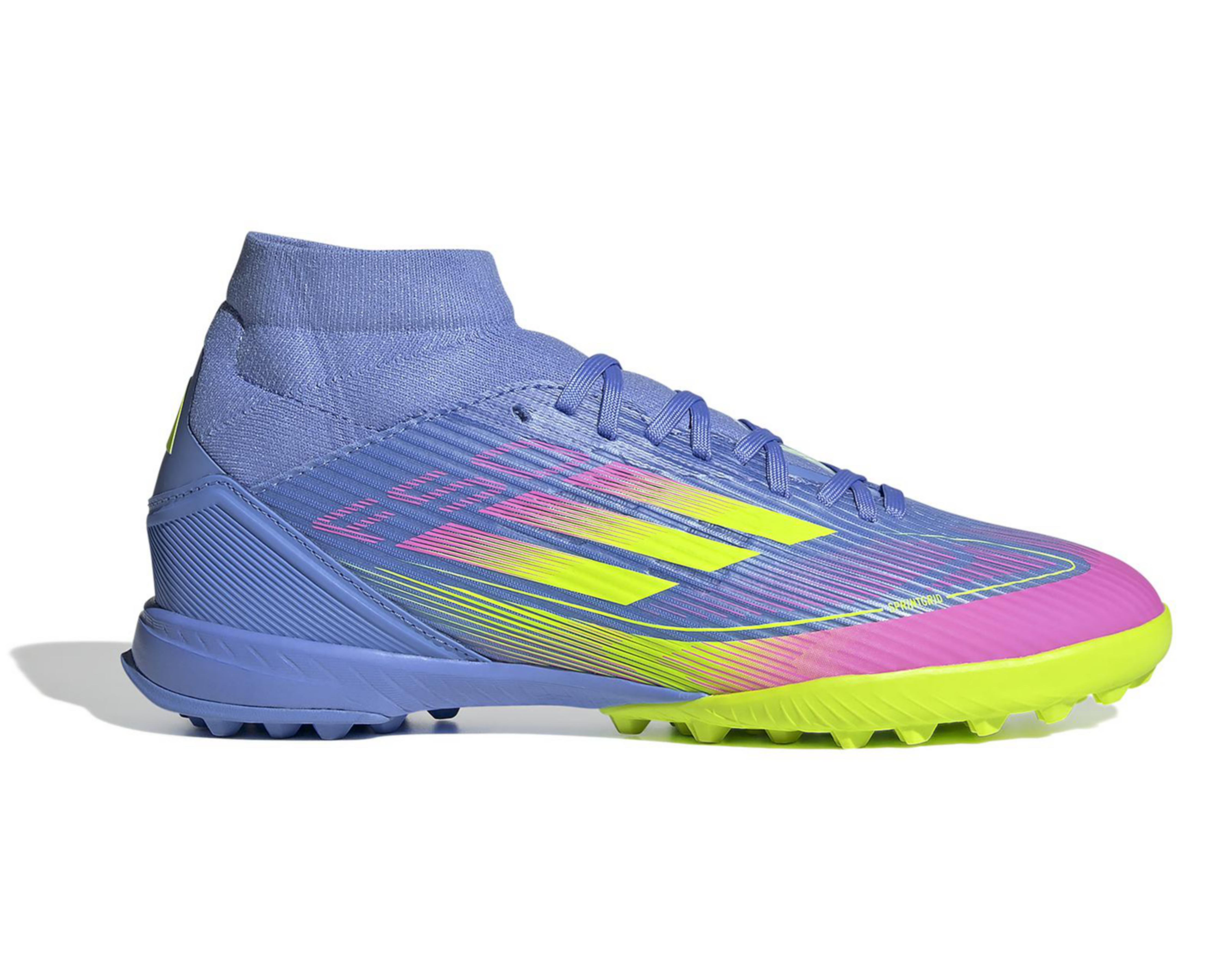 Foto 5 pulgar | Taquetes de Futbol Adidas F50 League TF Mid W para Hombre