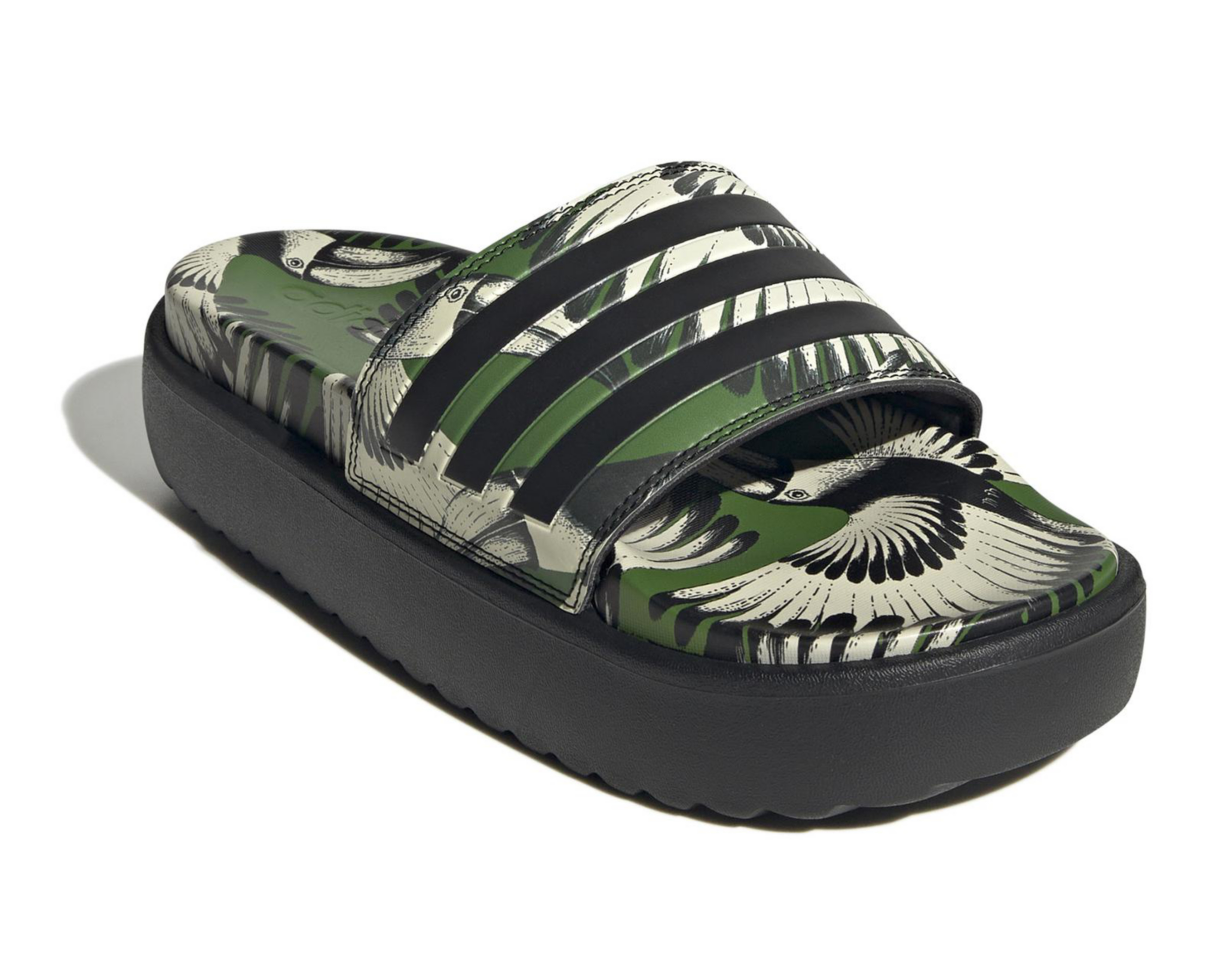 Foto 2 pulgar | Sandalias Adidas Adilette Platform para Mujer