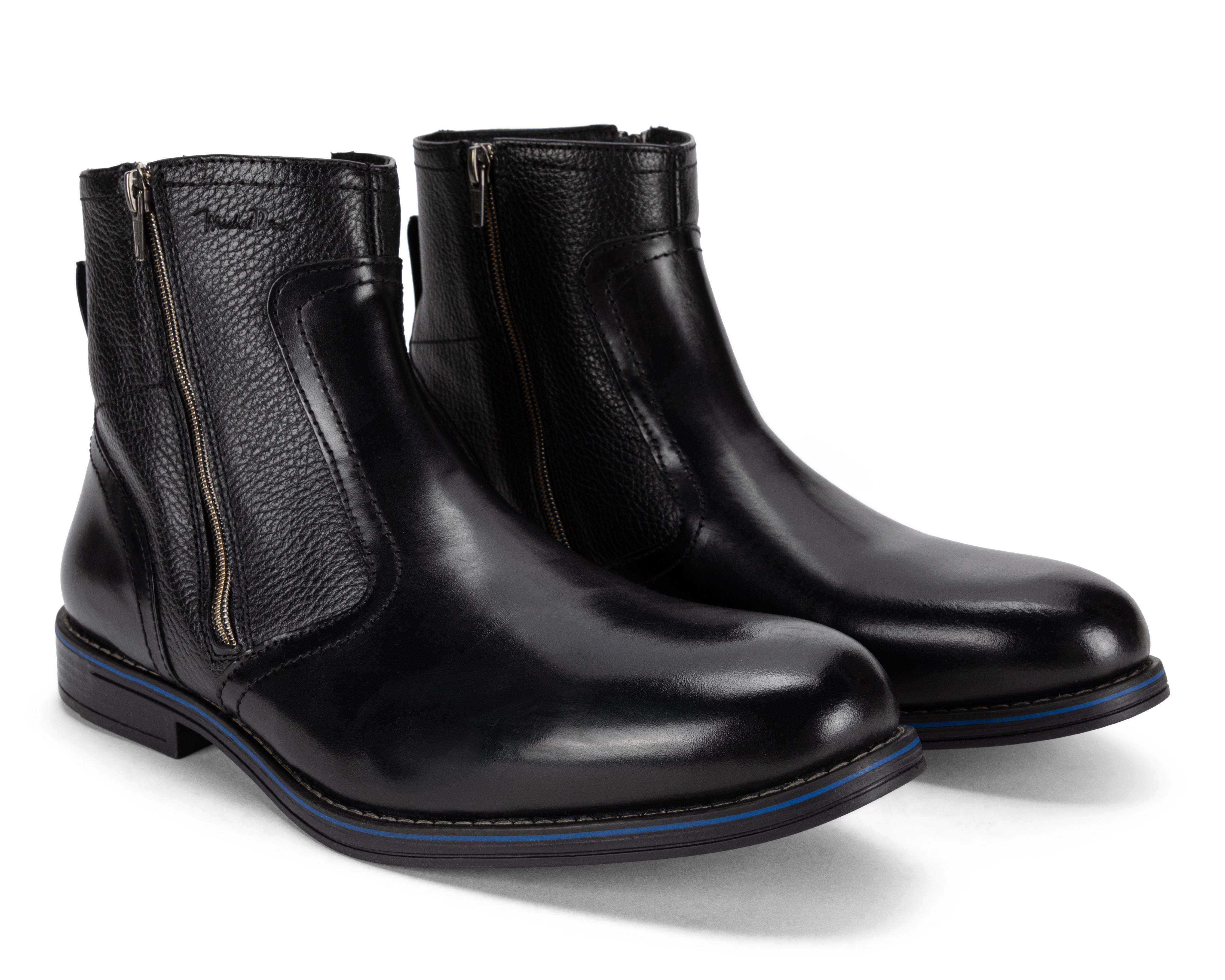 Foto 2 pulgar | Botas Casuales Michel Domit de Piel para Hombre