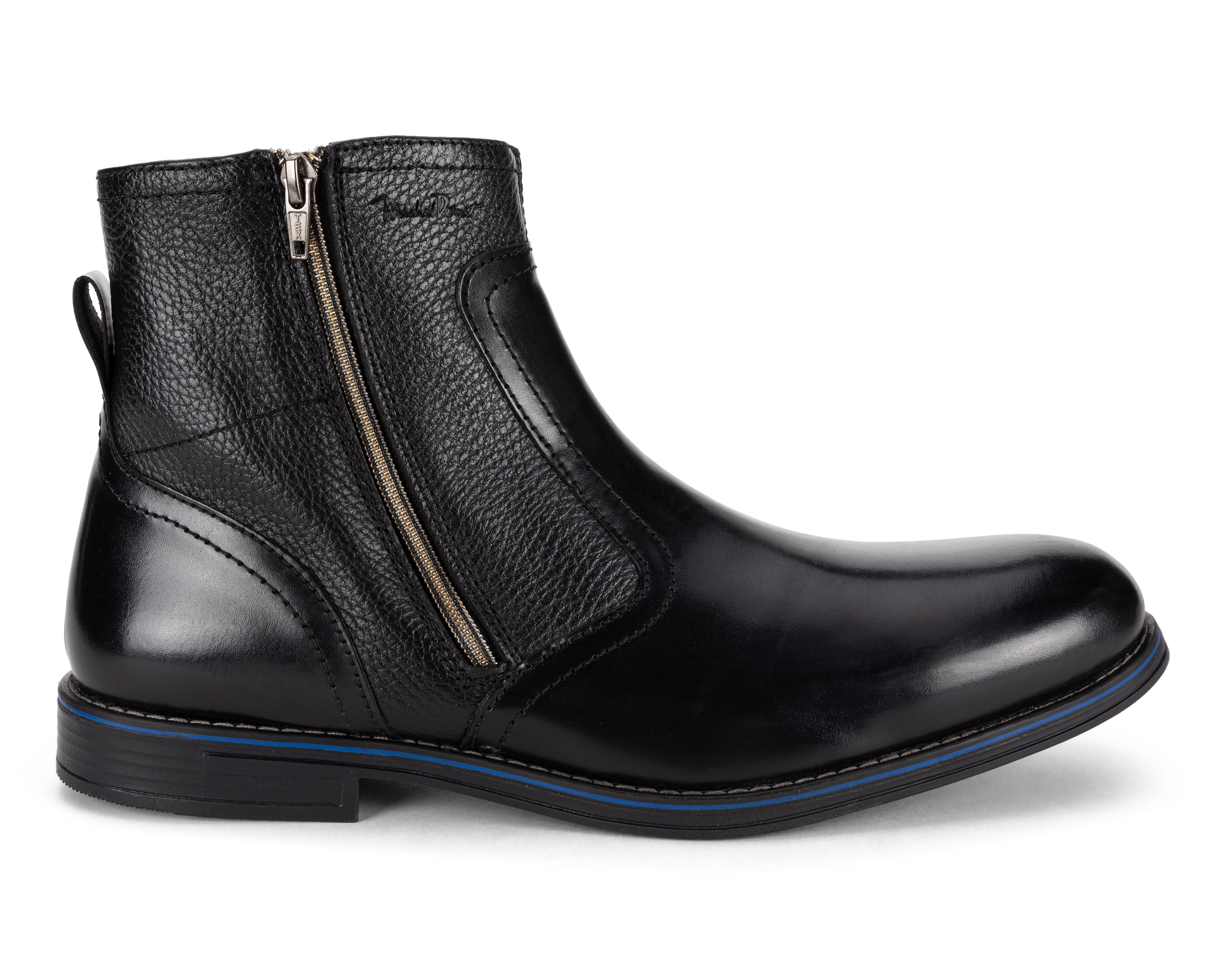 Foto 3 pulgar | Botas Casuales Michel Domit de Piel para Hombre