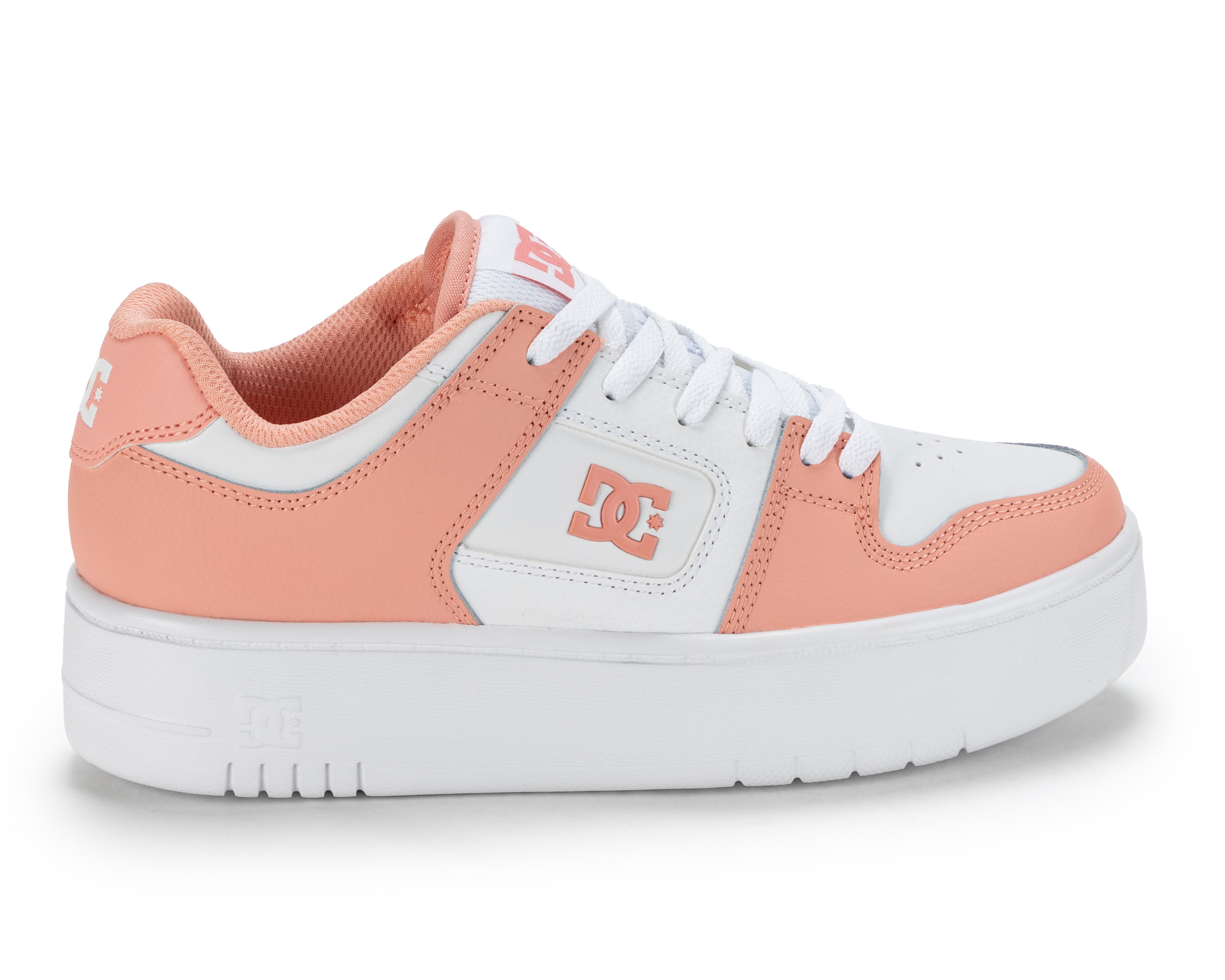 Foto 3 pulgar | Tenis Casuales DC Shoes de Piel para Mujer