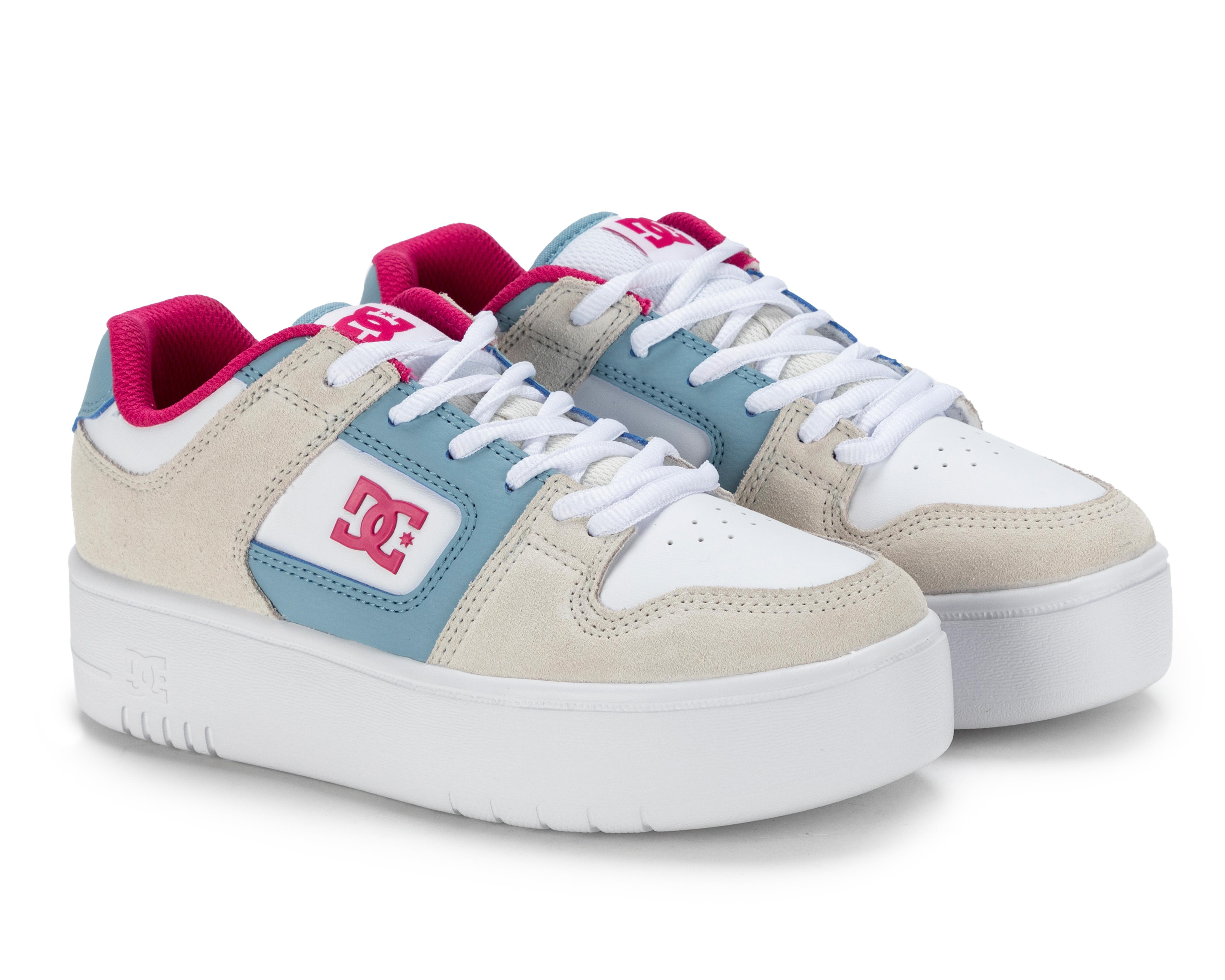 Foto 2 pulgar | Tenis Casuales DC Shoes de Piel para Mujer