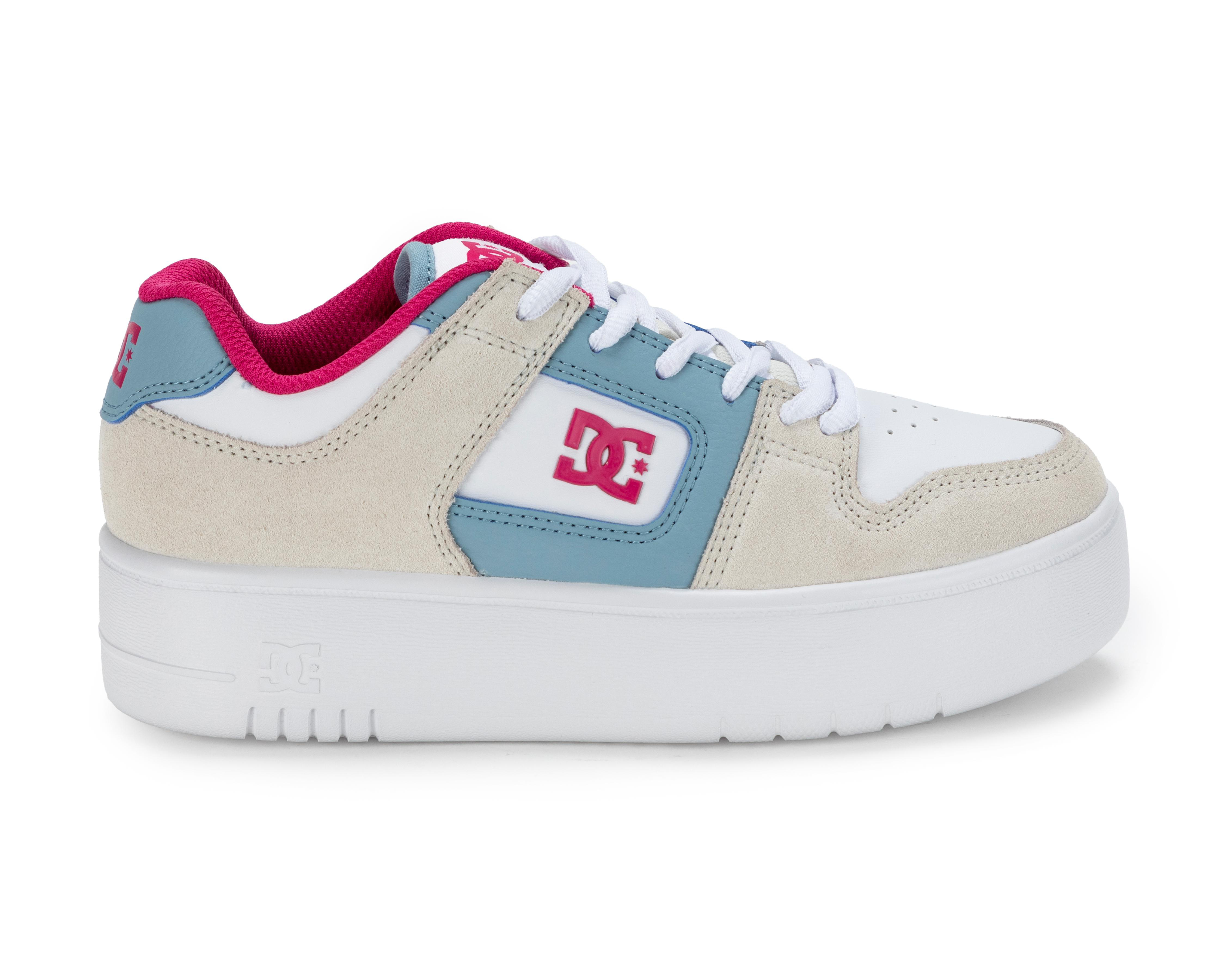 Foto 3 pulgar | Tenis Casuales DC Shoes de Piel para Mujer