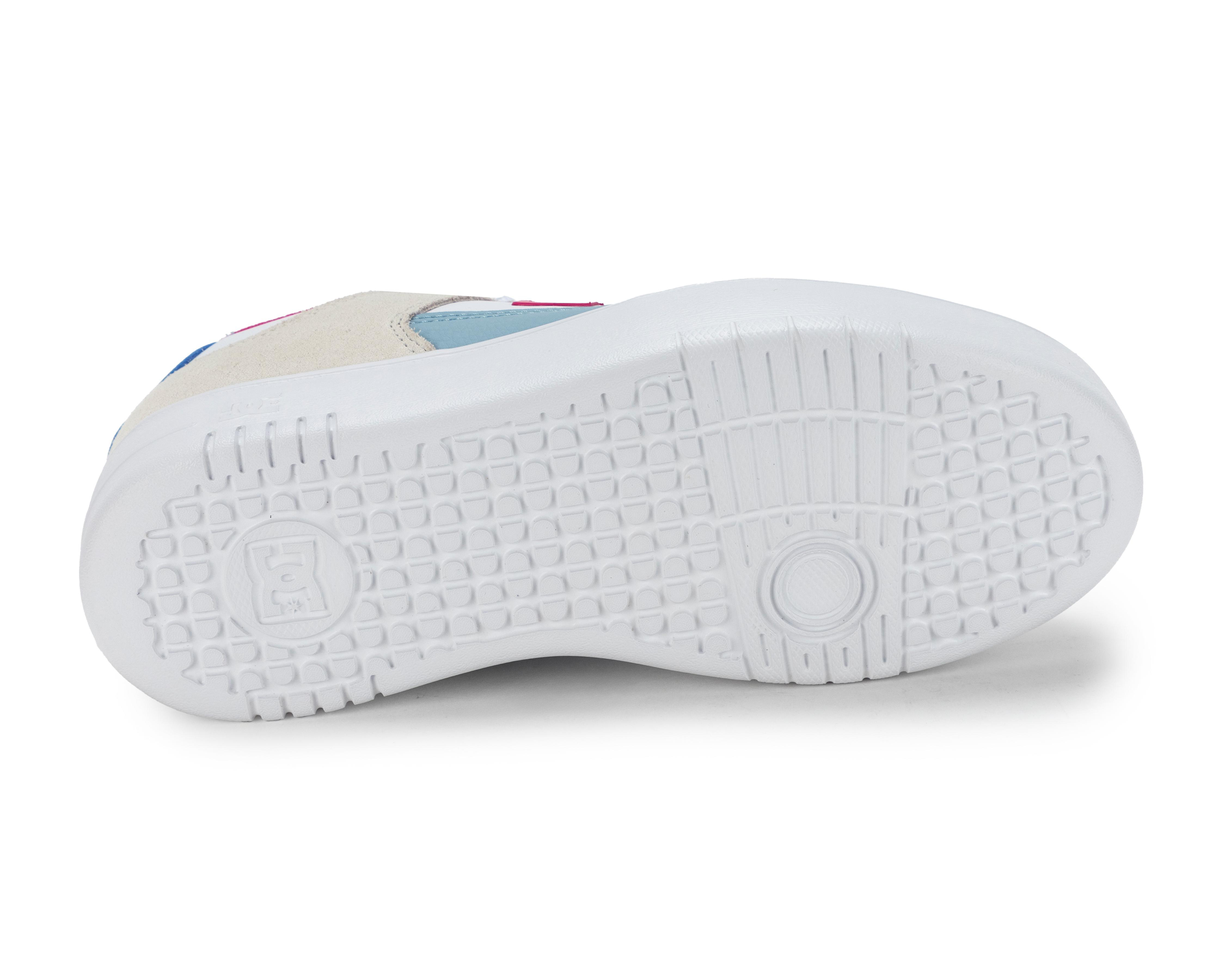 Foto 5 pulgar | Tenis Casuales DC Shoes de Piel para Mujer