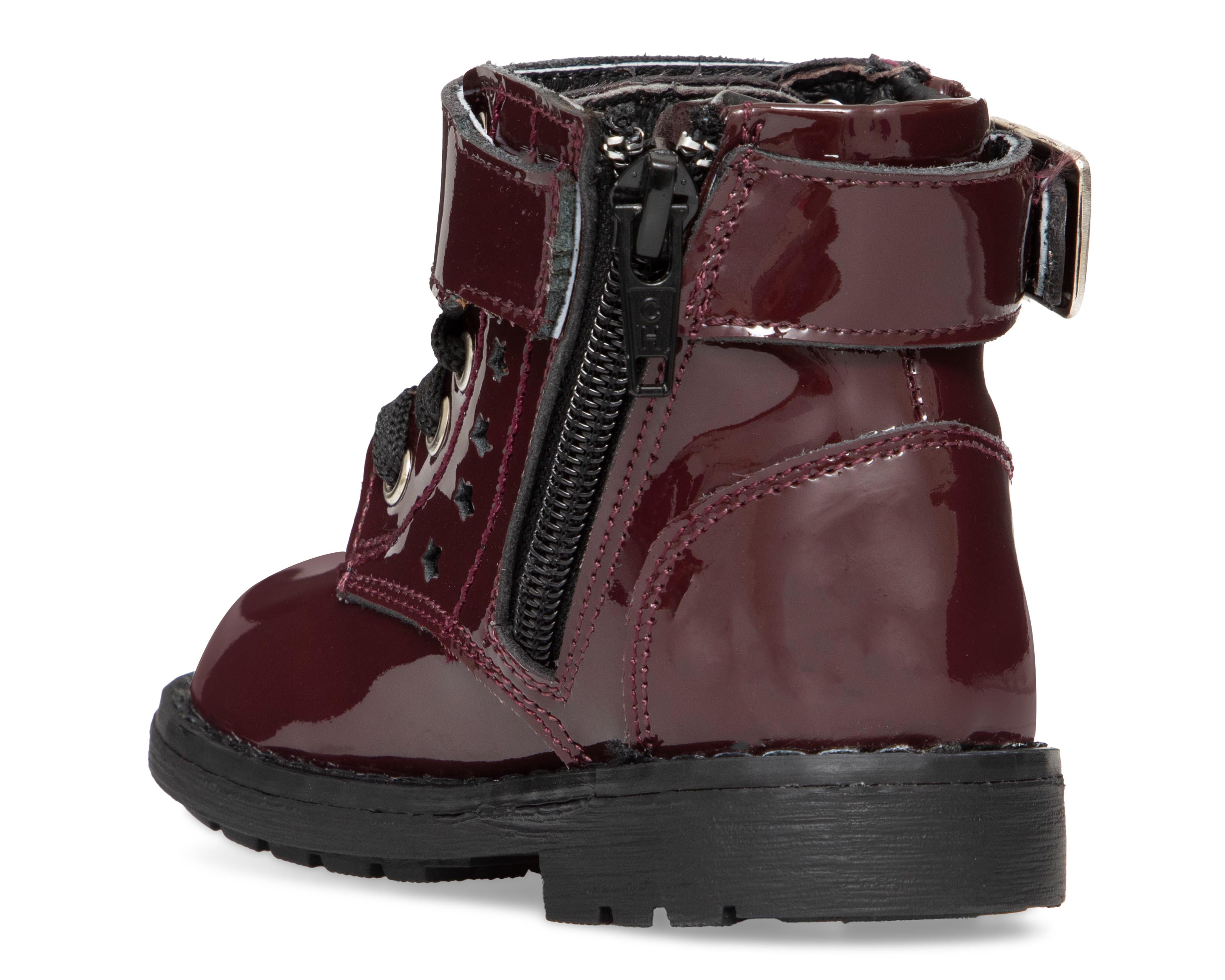 Foto 4 pulgar | Botas de Moda Dogi de Piel para Niña