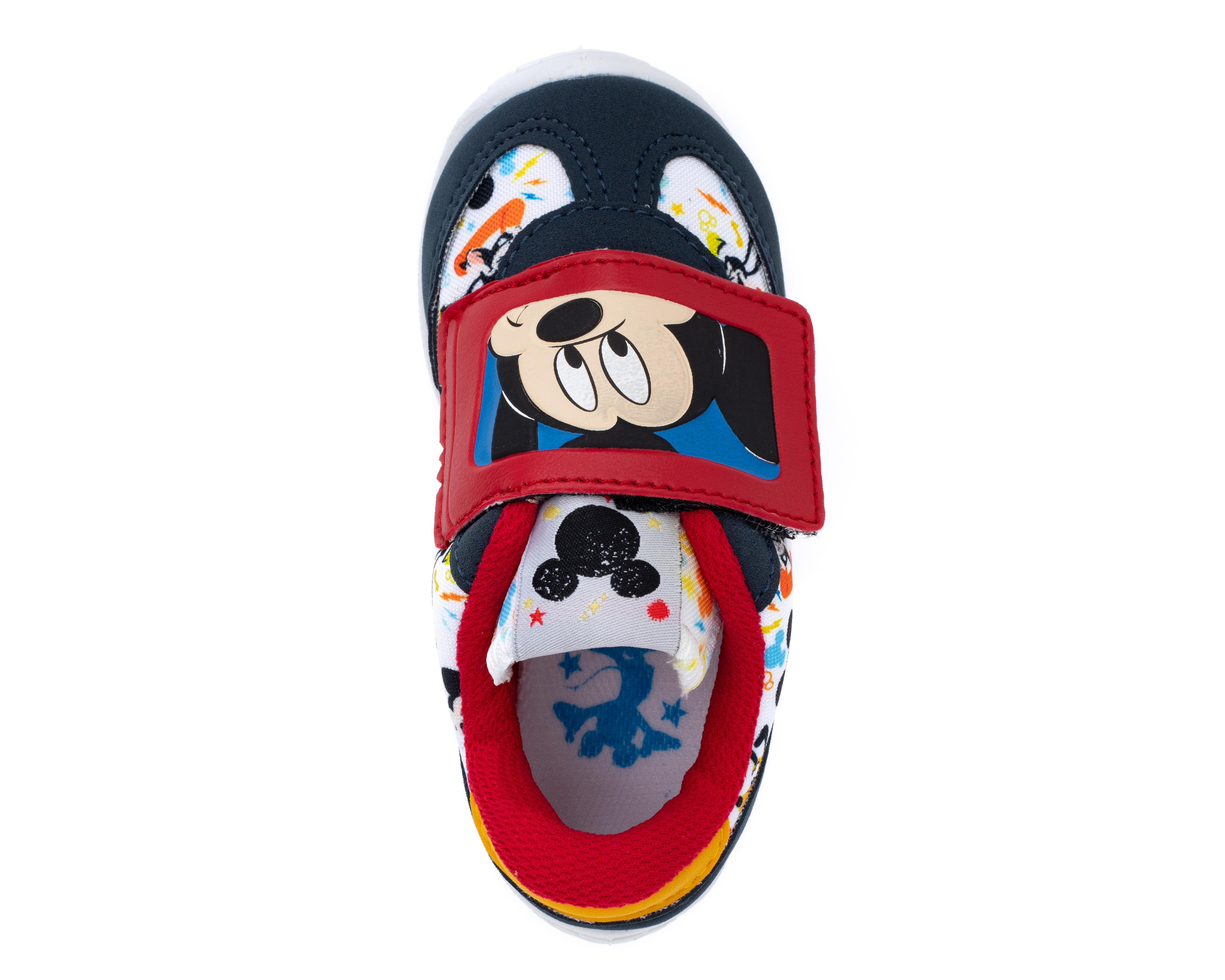 Foto 6 pulgar | Tenis de Moda Disney Mickey Mouse para Bebé Niño