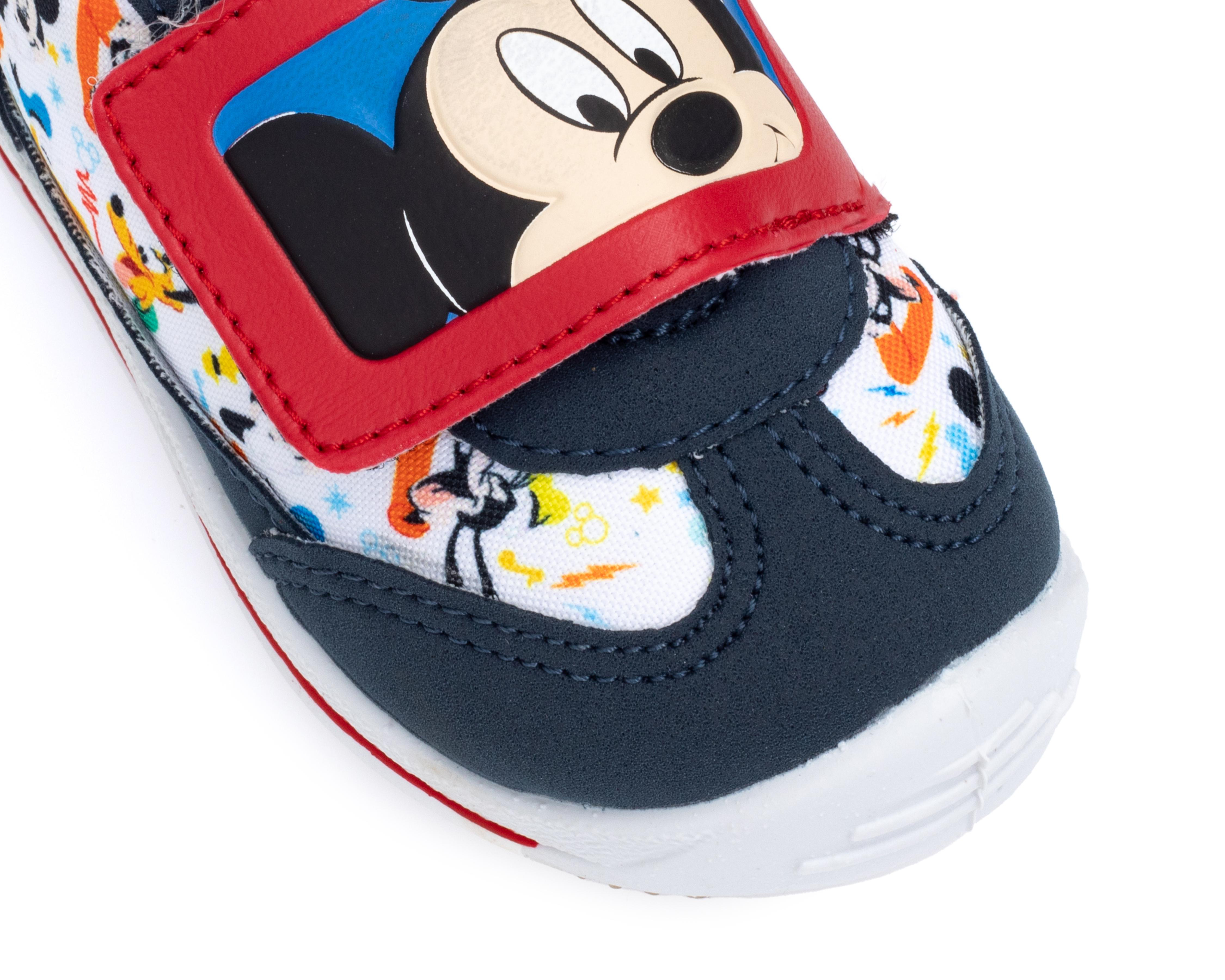 Foto 7 pulgar | Tenis de Moda Disney Mickey Mouse para Bebé Niño