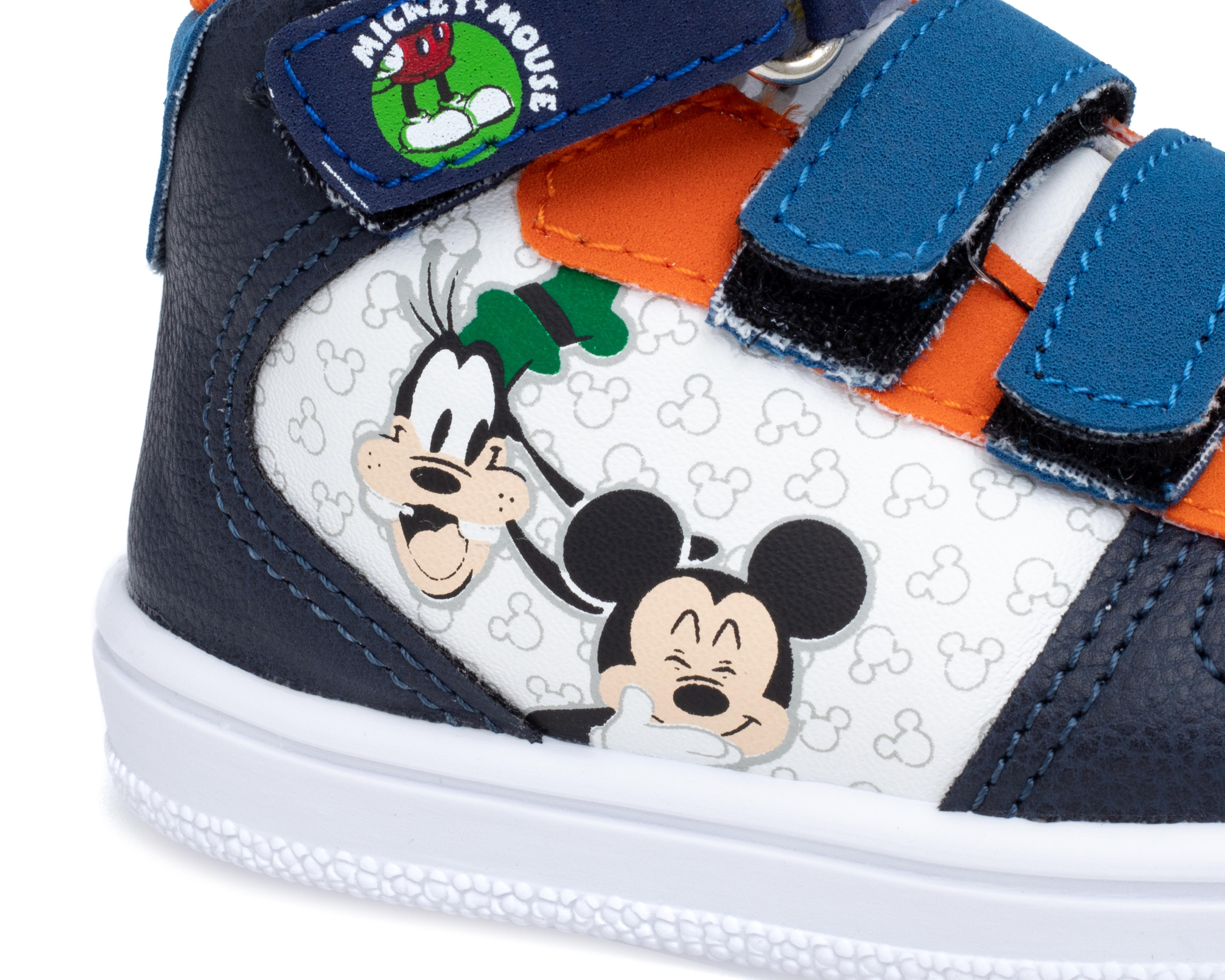 Foto 7 pulgar | Tenis de Moda Disney Mickey Mouse para Bebé Niño