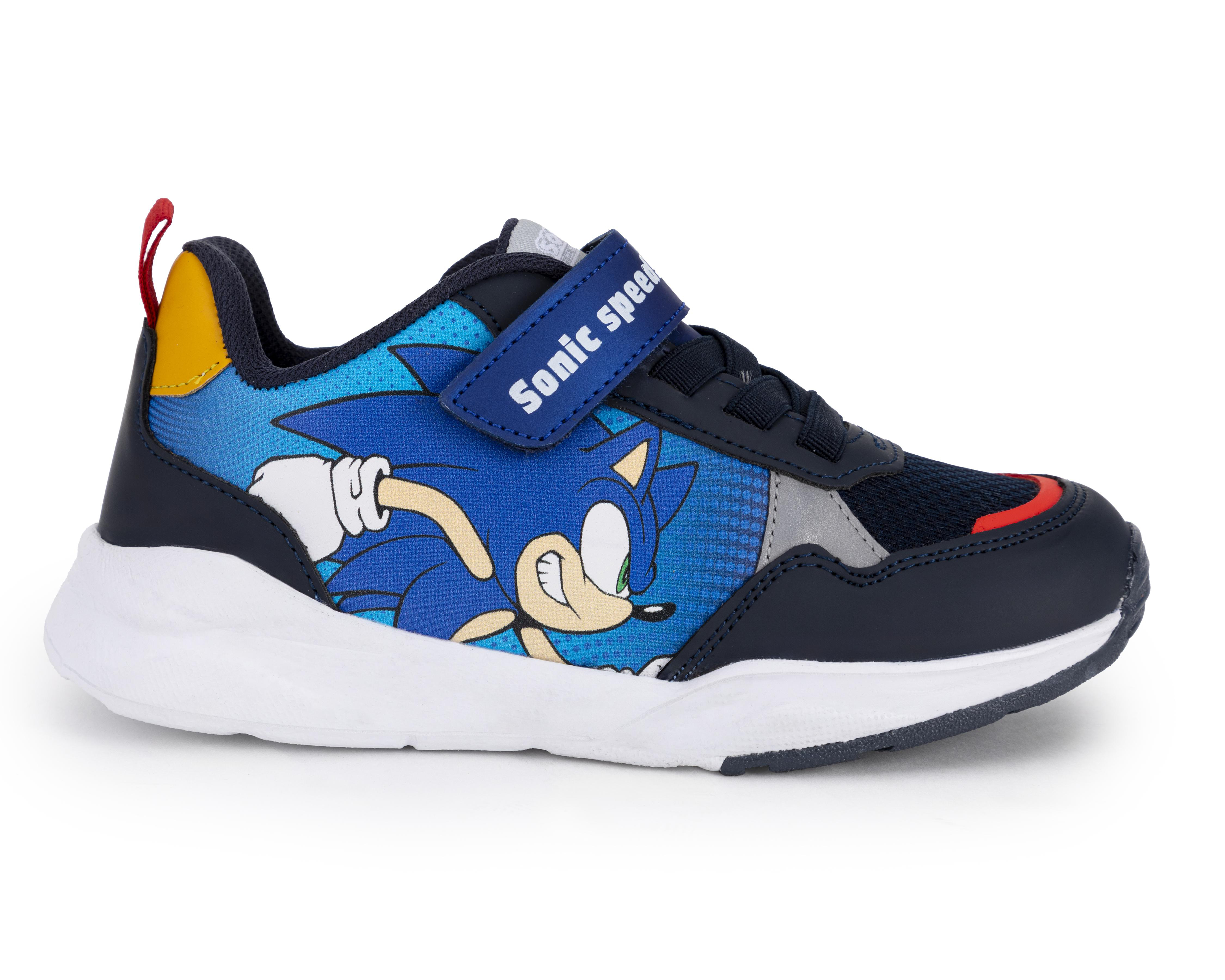 Foto 3 pulgar | Tenis Sonic para Niño