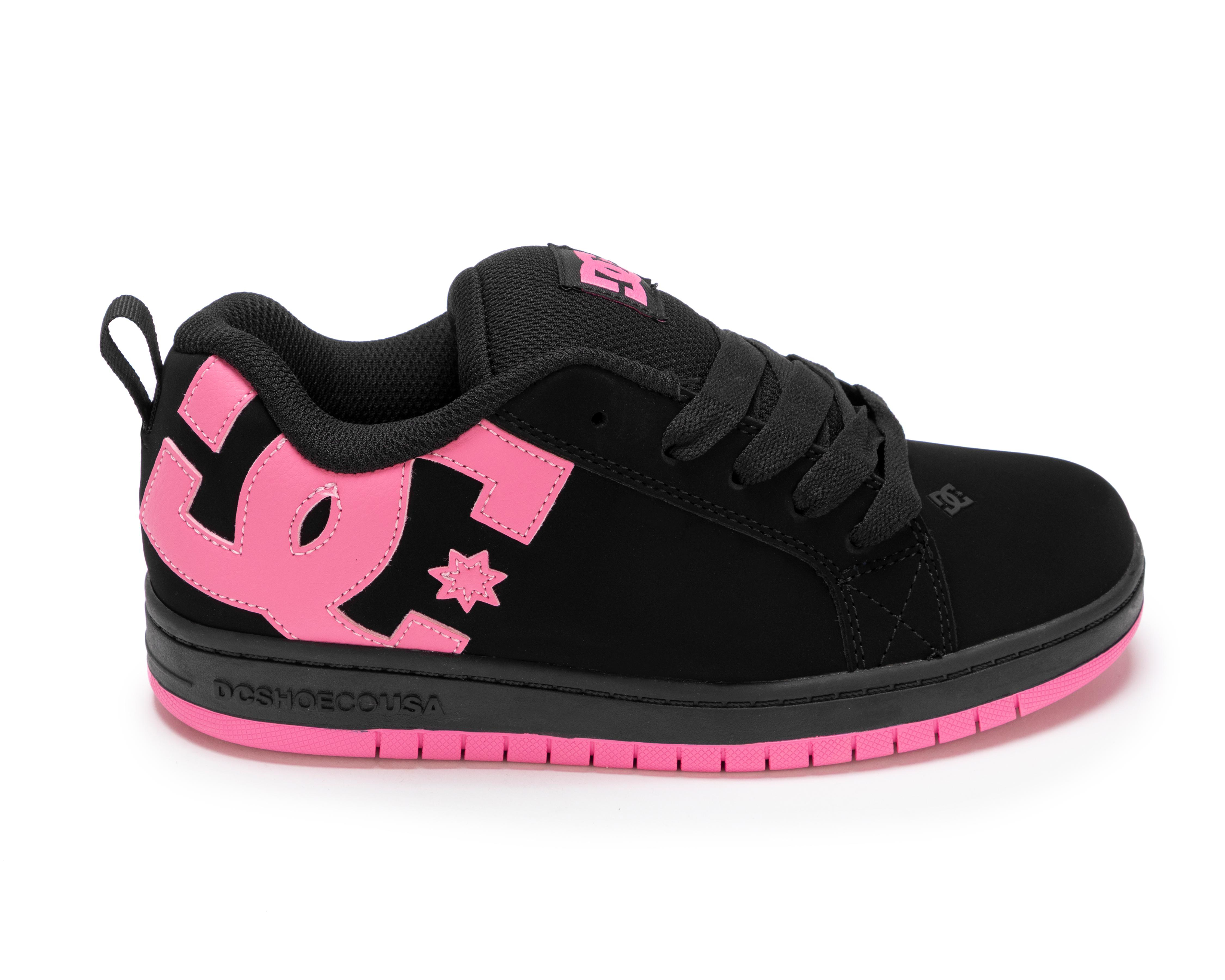 Foto 3 pulgar | Tenis Casuales DC Shoes de Piel para Mujer