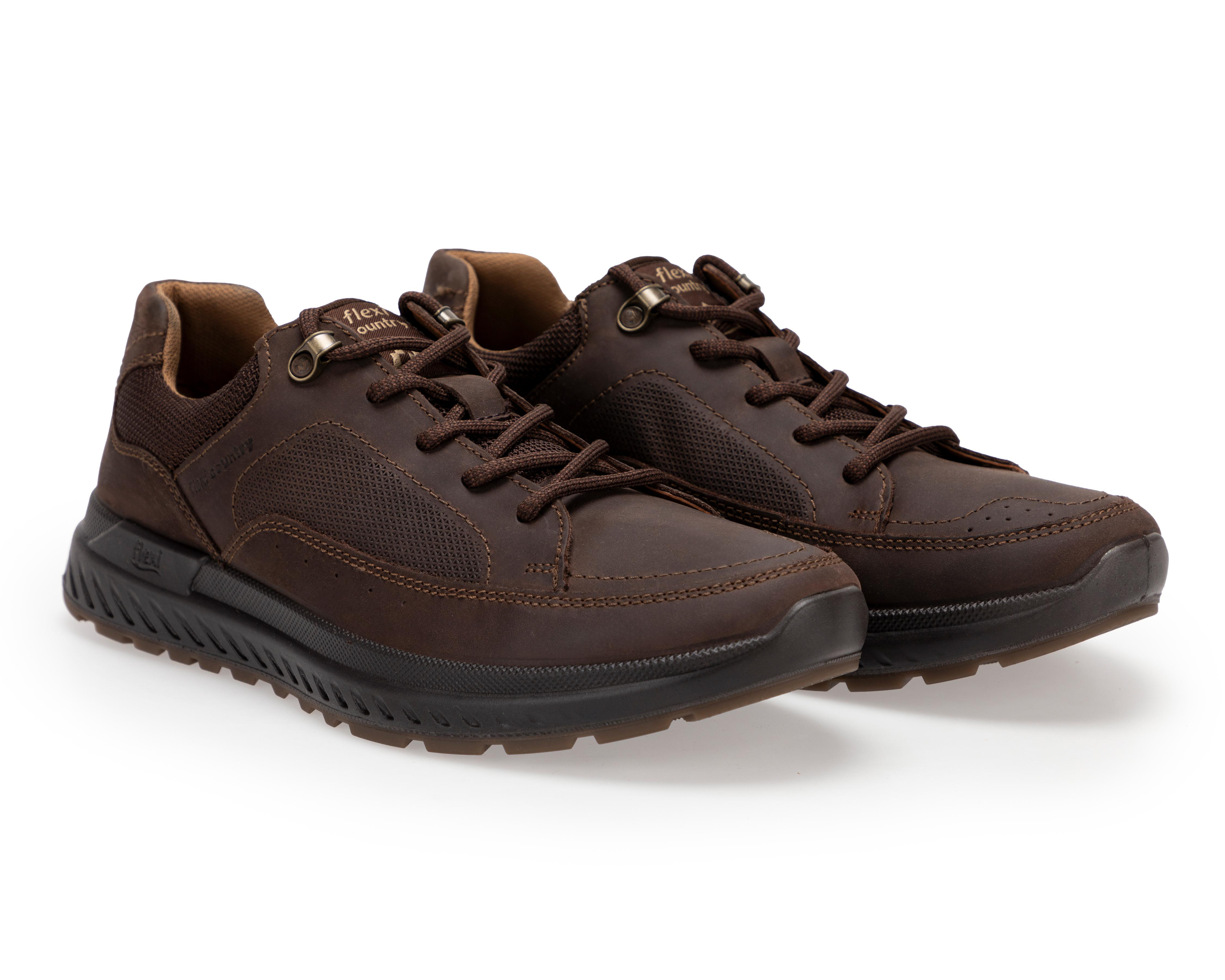 Zapatos Outdoor Flexi de Piel para Hombre