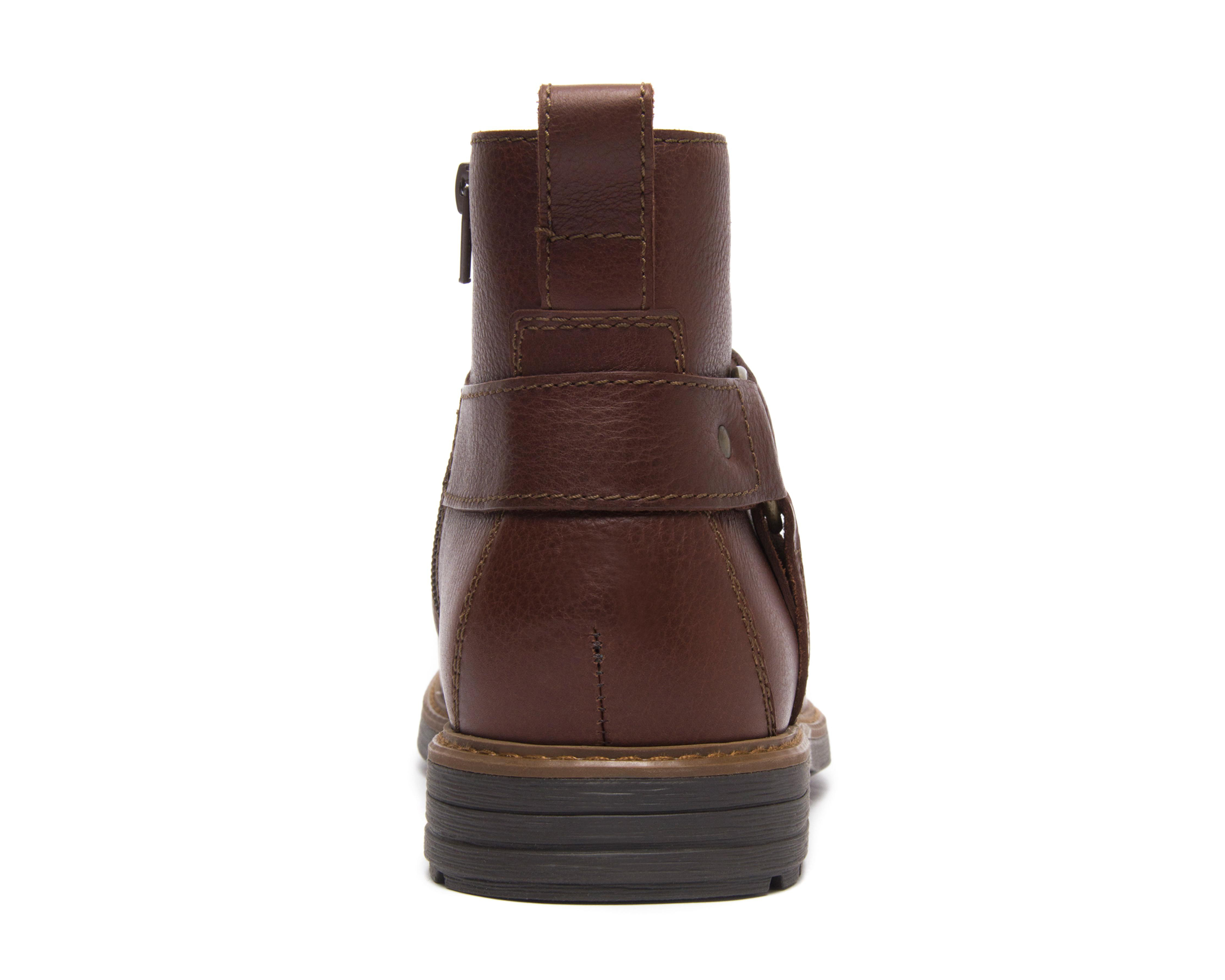 Foto 6 | Botas Casuales Flexi de Piel para Hombre