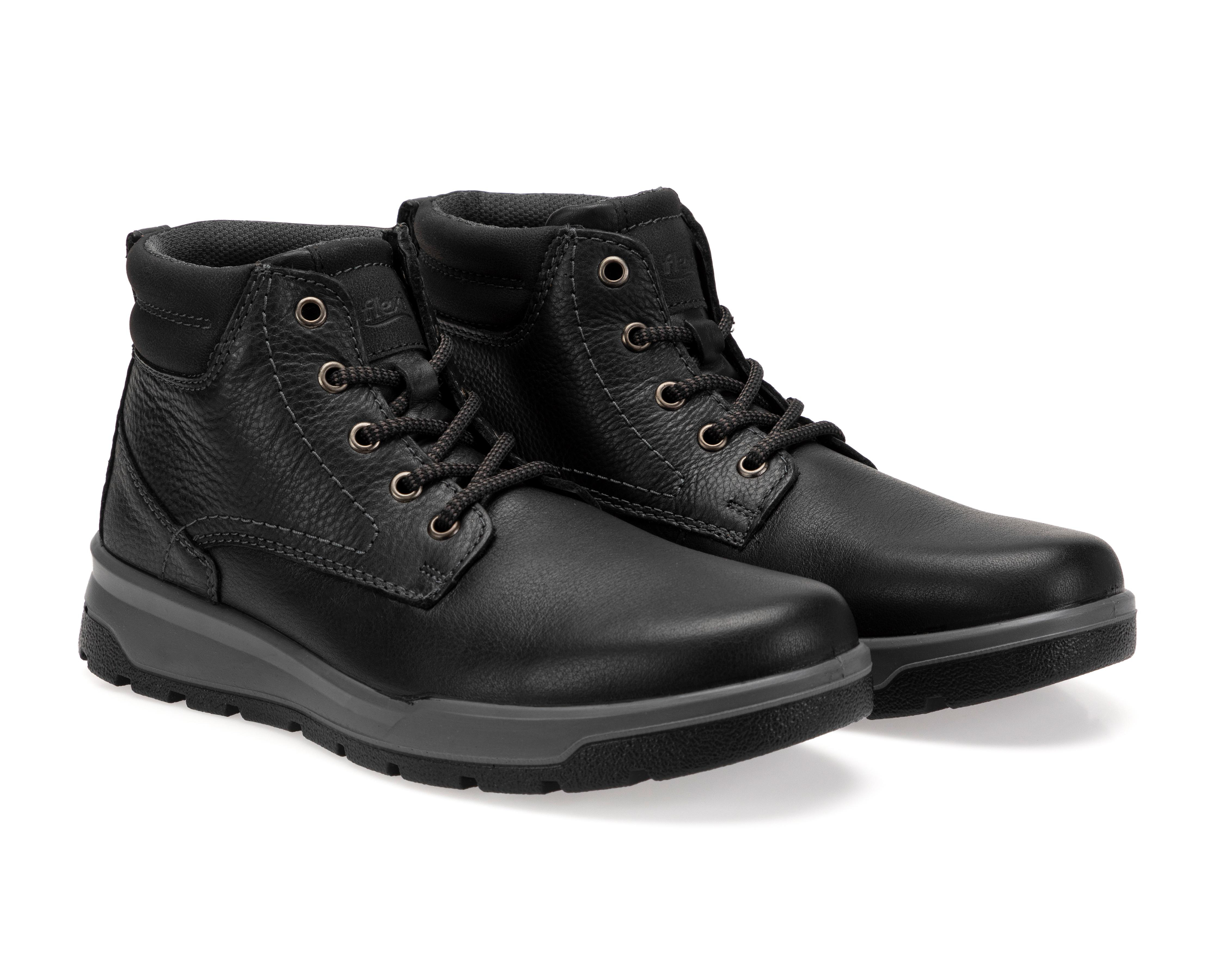 Foto 2 pulgar | Botas Casuales Flexi Rook de Piel para Hombre