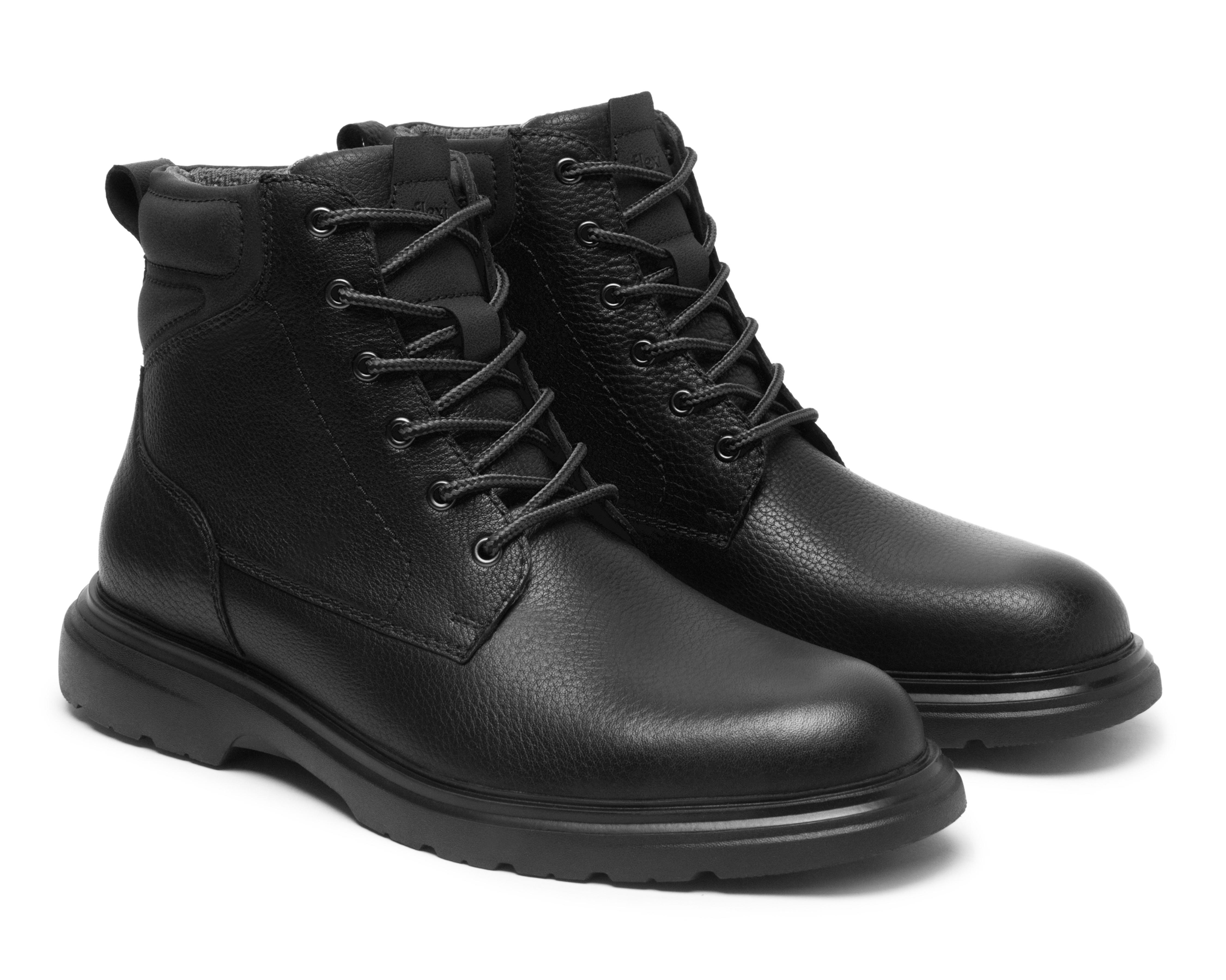 Foto 2 pulgar | Botas Casuales Flexi Amendola de Piel para Hombre