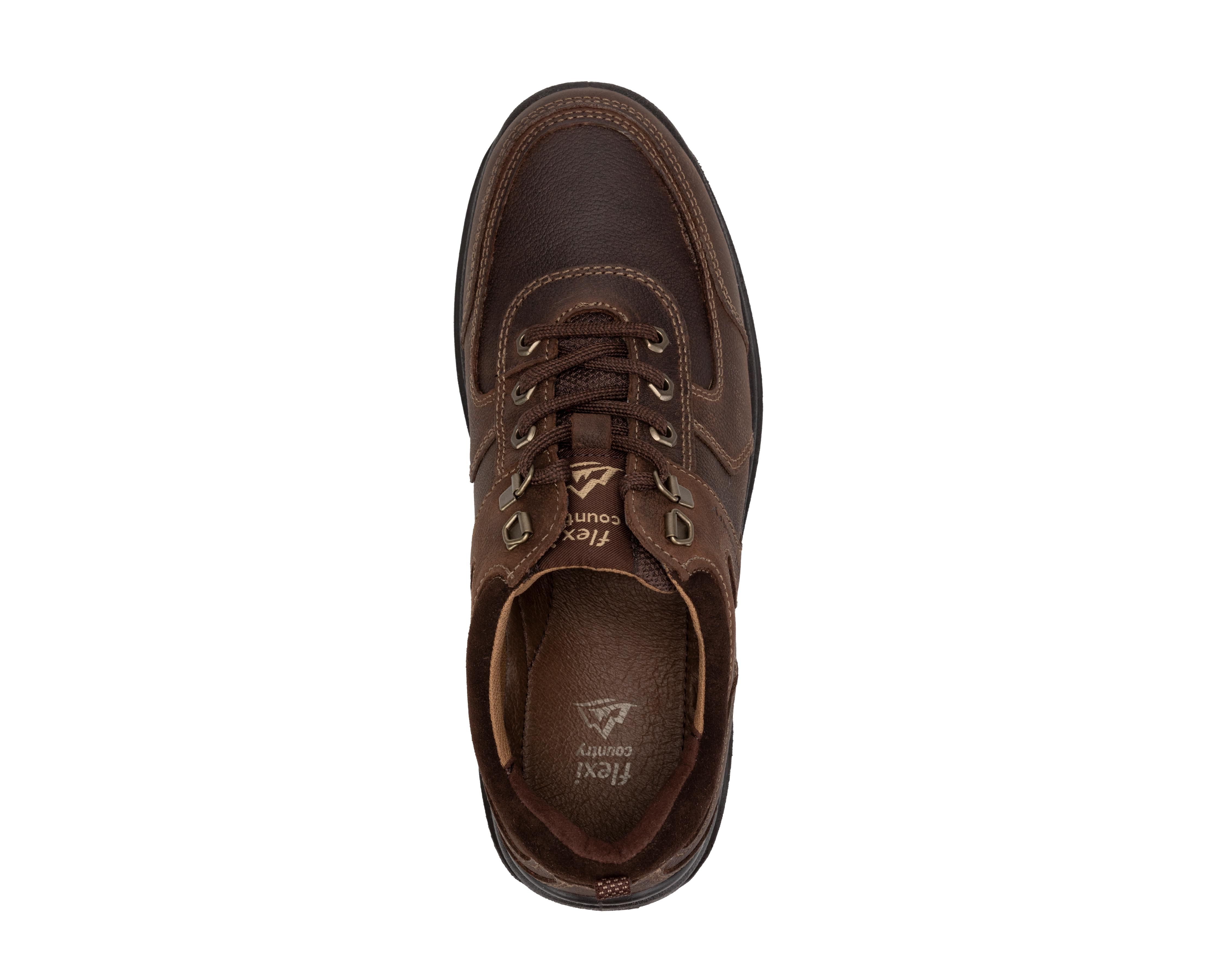 Foto 5 | Zapatos Outdoor Flexi de Piel para Hombre