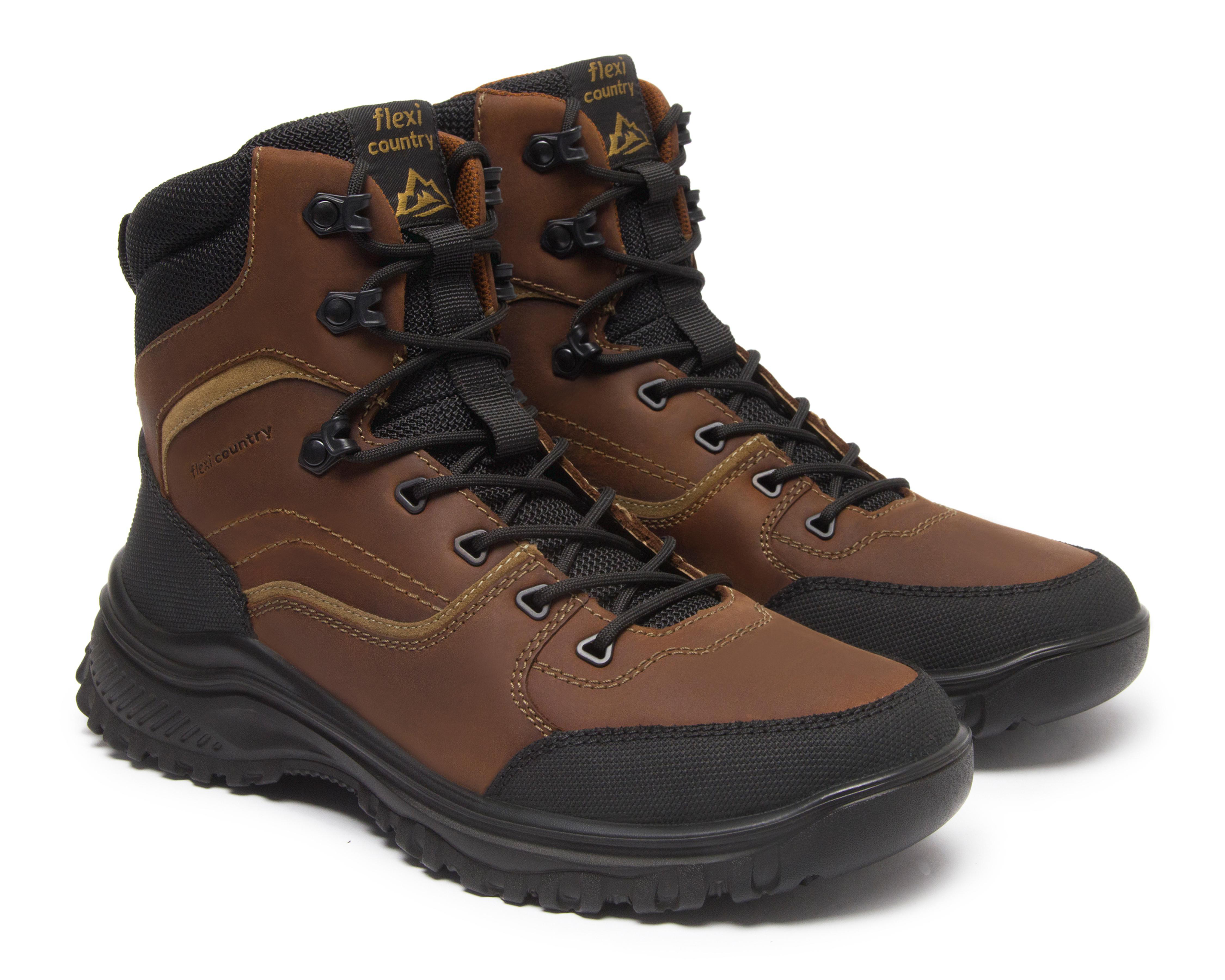 Foto 2 pulgar | Botas Outdoor Flexi Thompson de Piel para Hombre