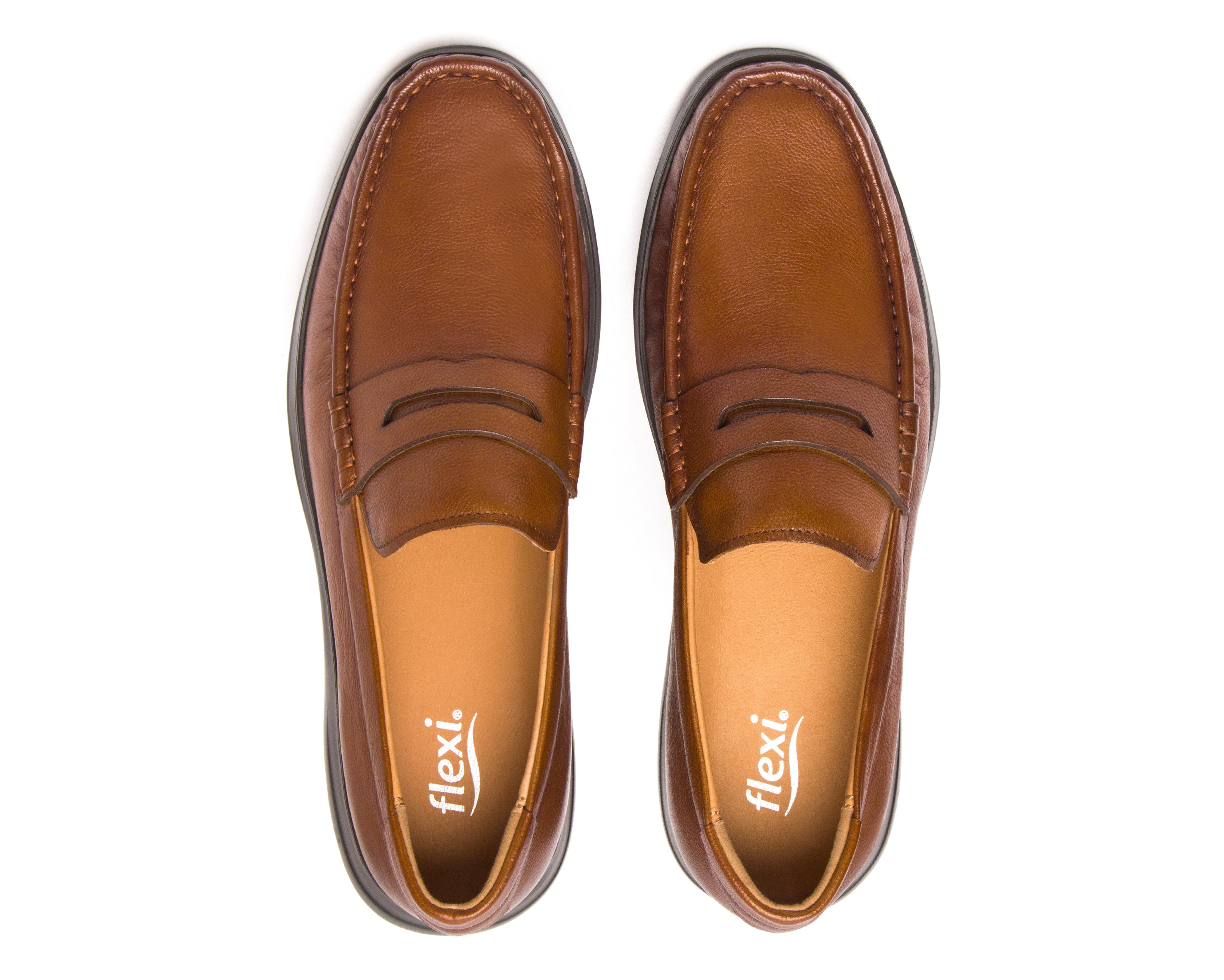 Foto 3 | Mocasines Flexi de Piel para Hombre