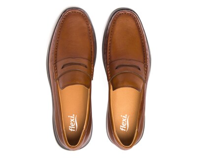 Foto 3 | Mocasines Flexi de Piel para Hombre