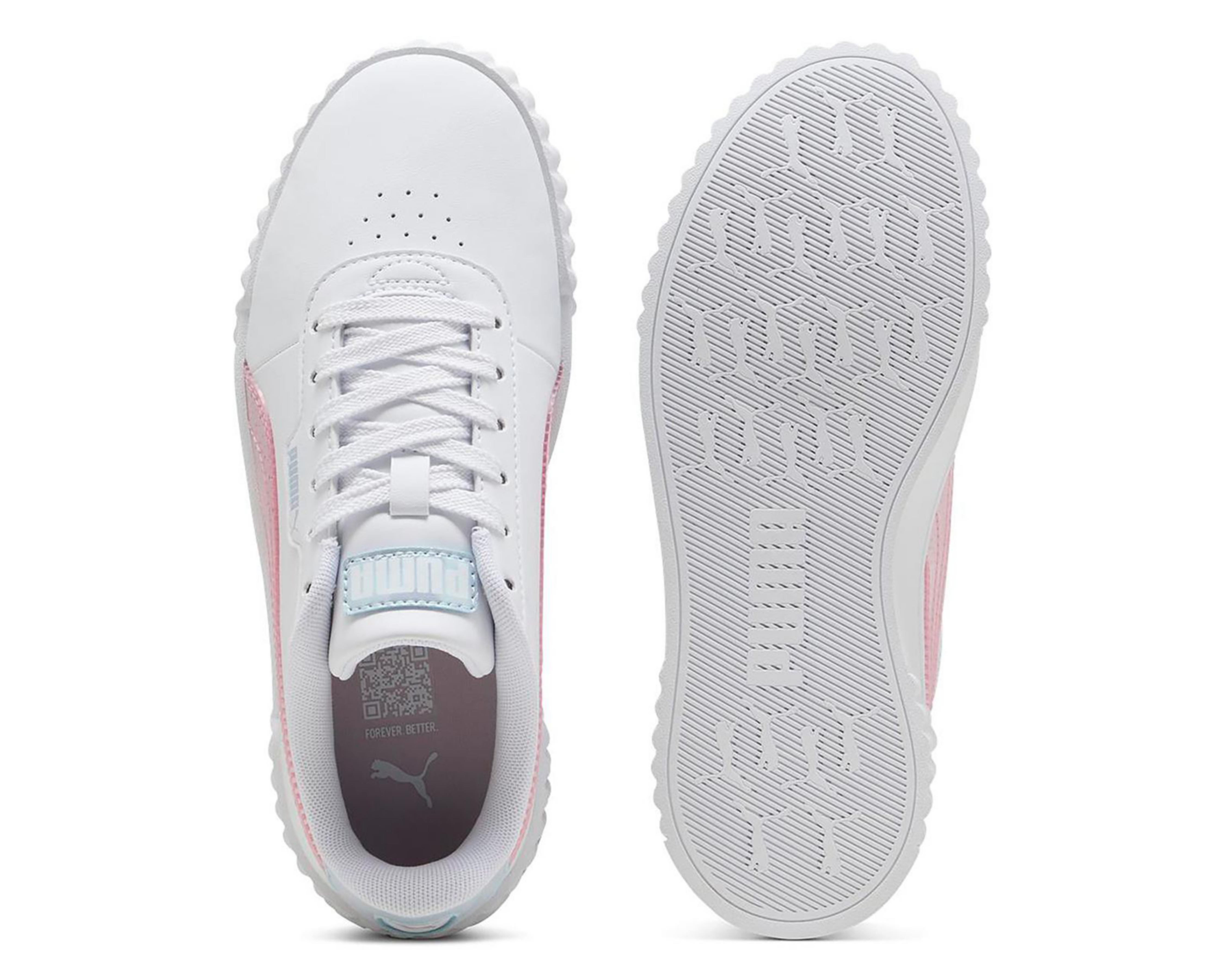 Foto 3 pulgar | Tenis Puma Carina 3.0 Blurry DR Juveniles