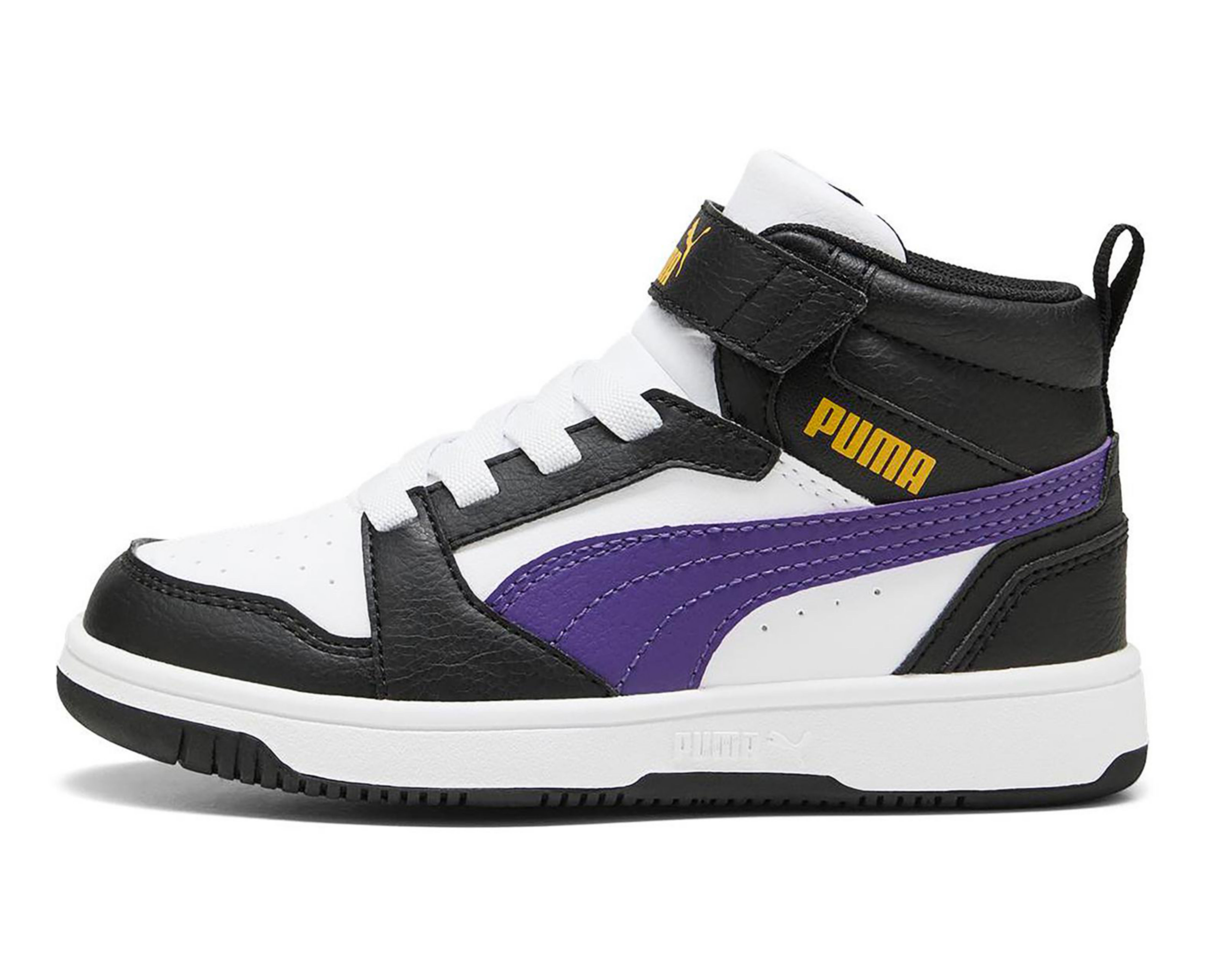 Foto 5 pulgar | Tenis Puma Rebound V6 Mid para Niño