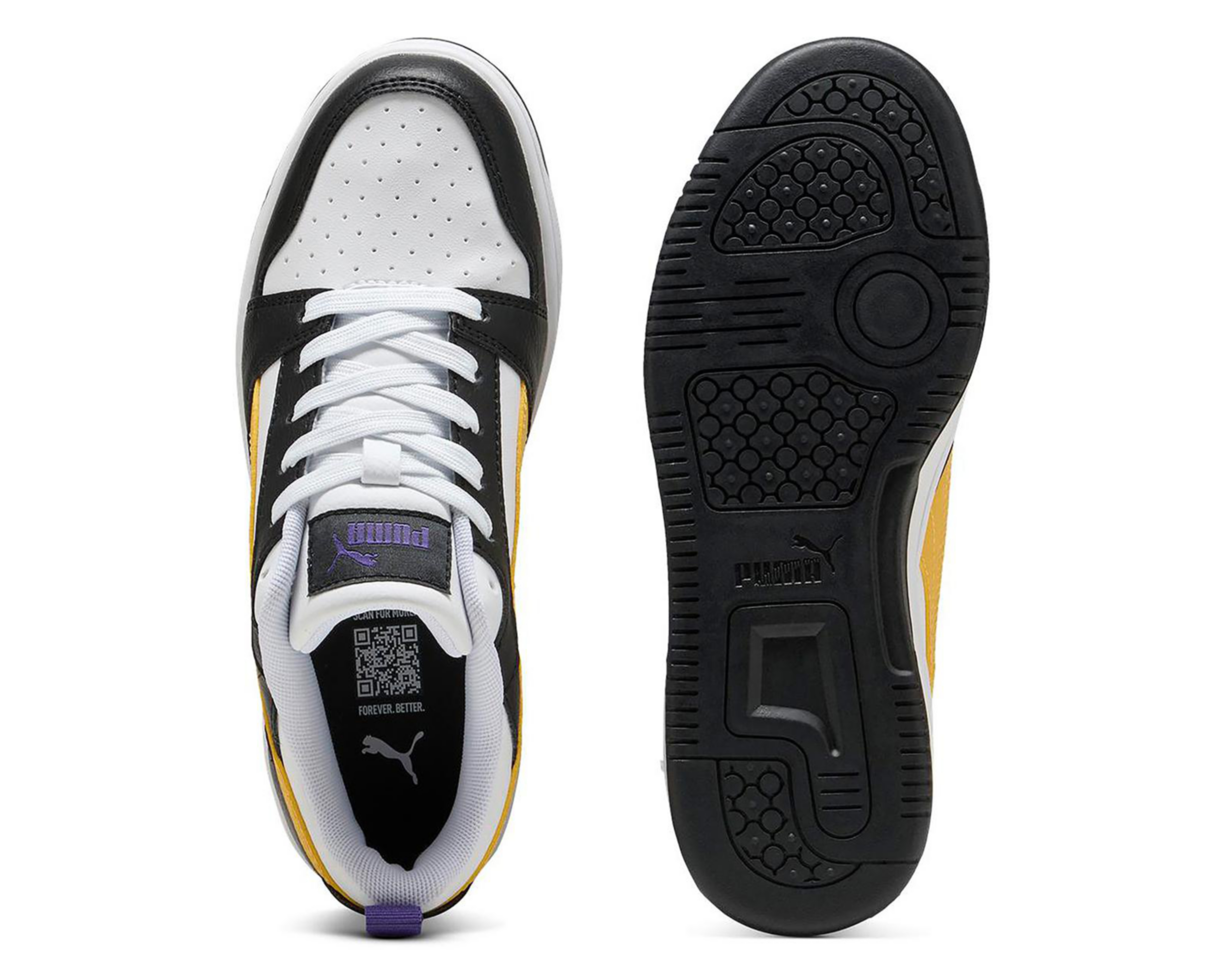 Foto 3 pulgar | Tenis Puma Rebound V6 Low Juveniles