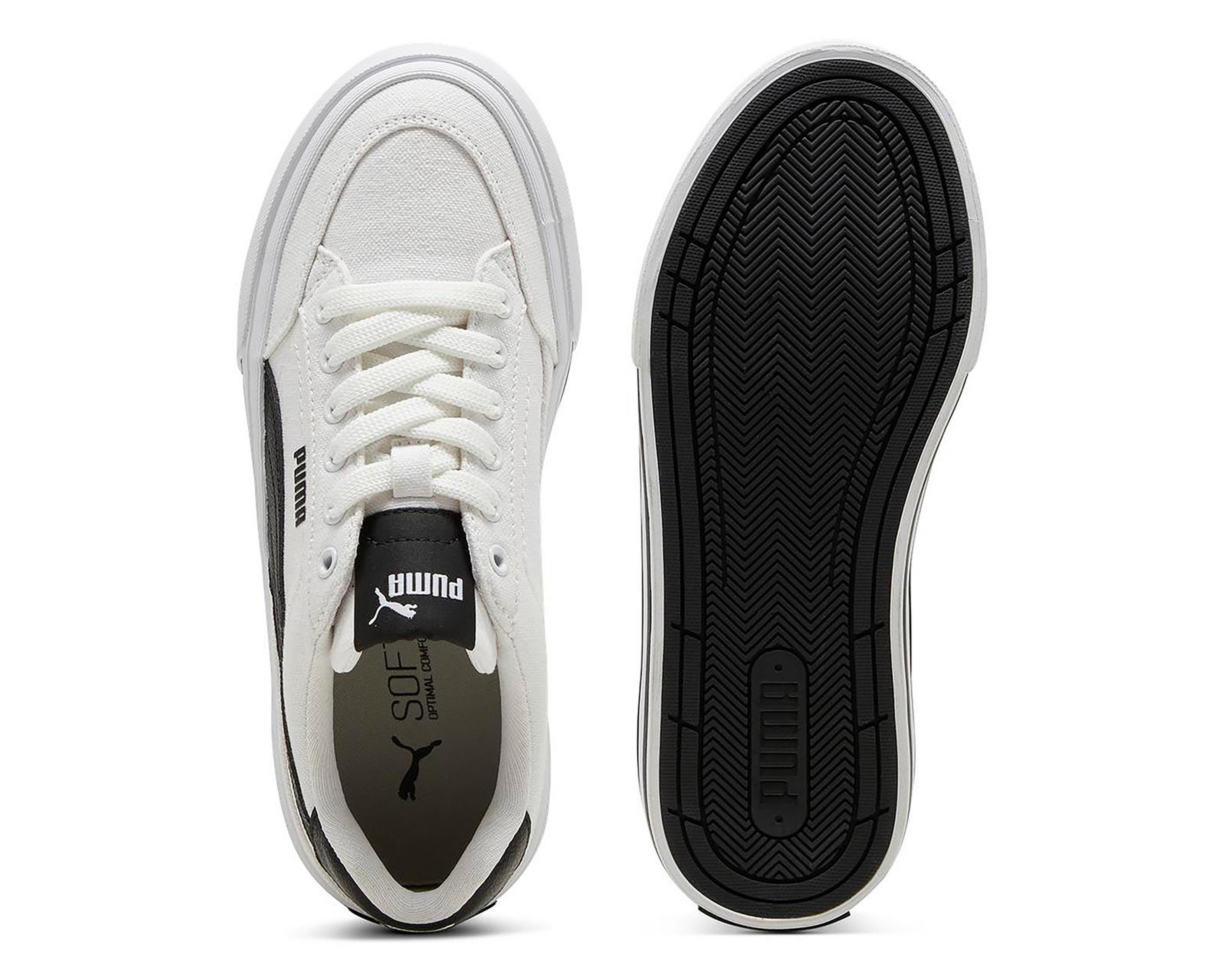 Foto 3 pulgar | Tenis Puma Court Classic Vulc Formstrip Juveniles